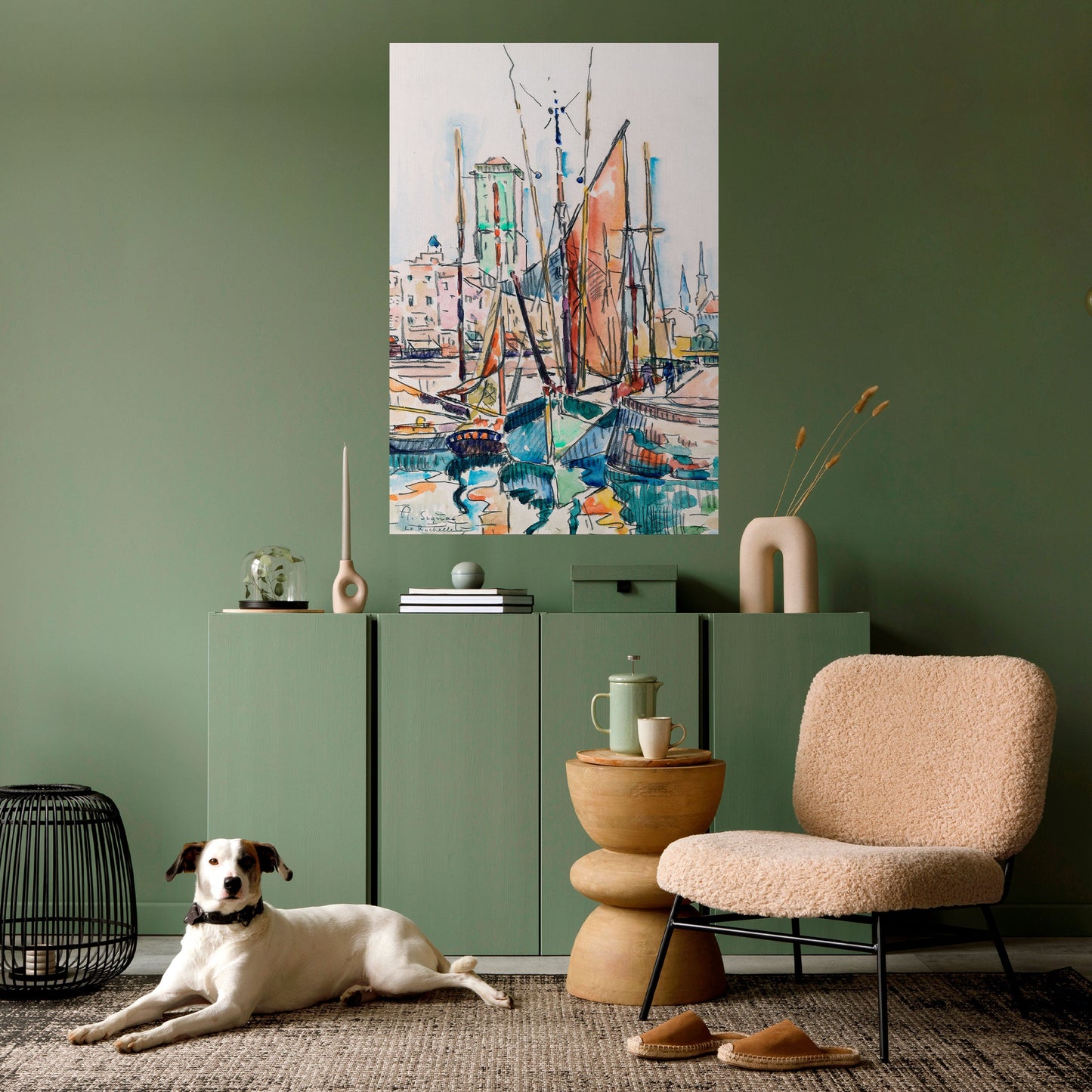 Poster verticale staccabile e attaccabile LA ROCHELLE