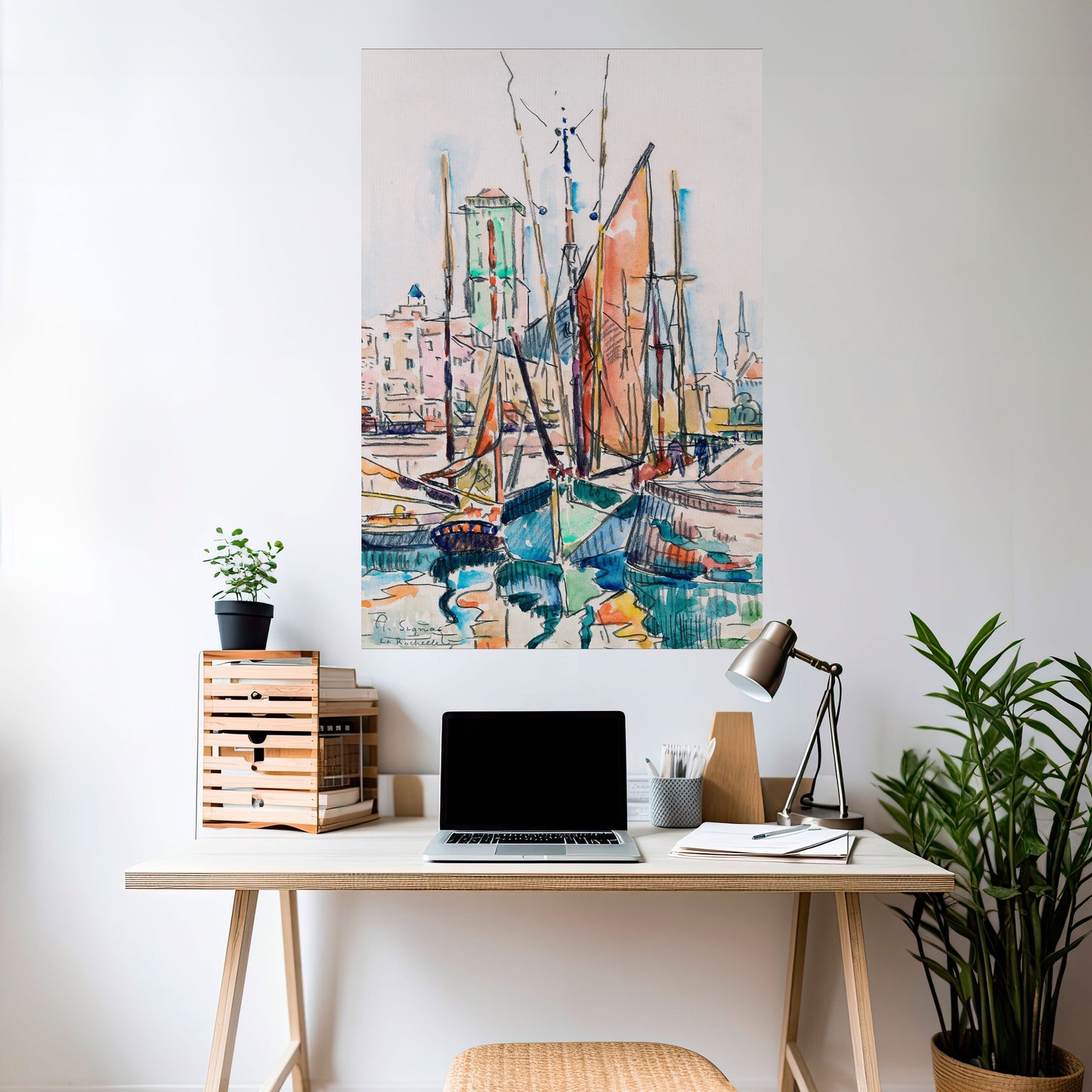 Poster verticale staccabile e attaccabile LA ROCHELLE