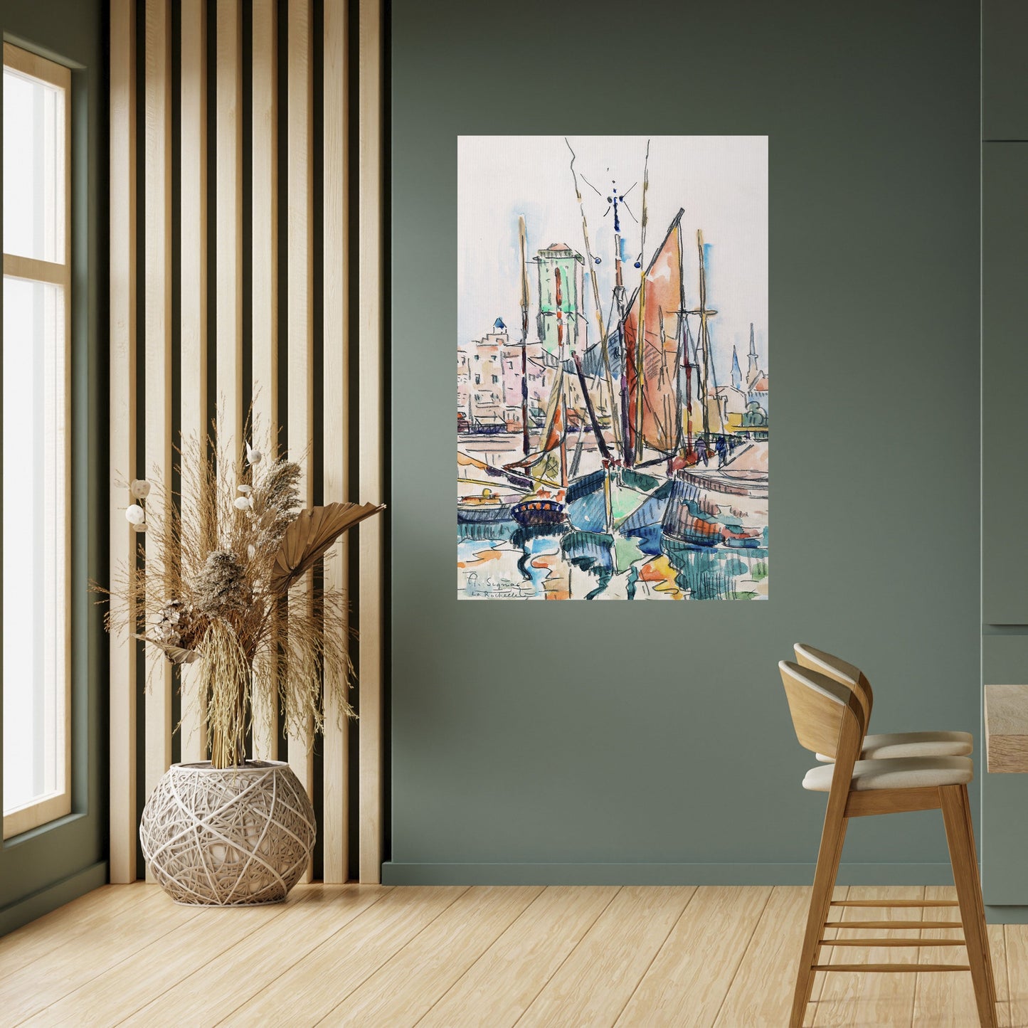 Poster verticale staccabile e attaccabile LA ROCHELLE