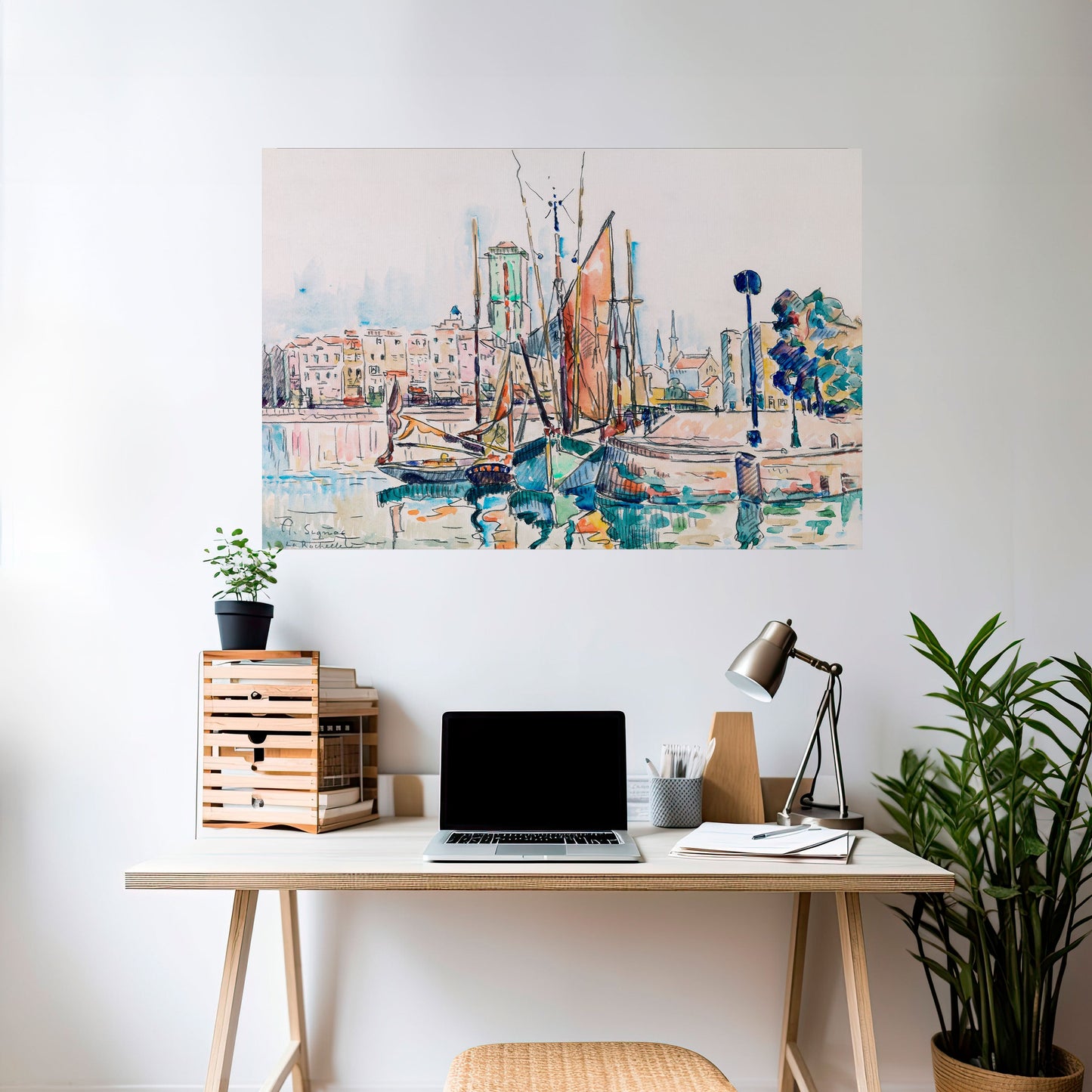 Poster orizzontale staccabile e attaccabile LA ROCHELLE
