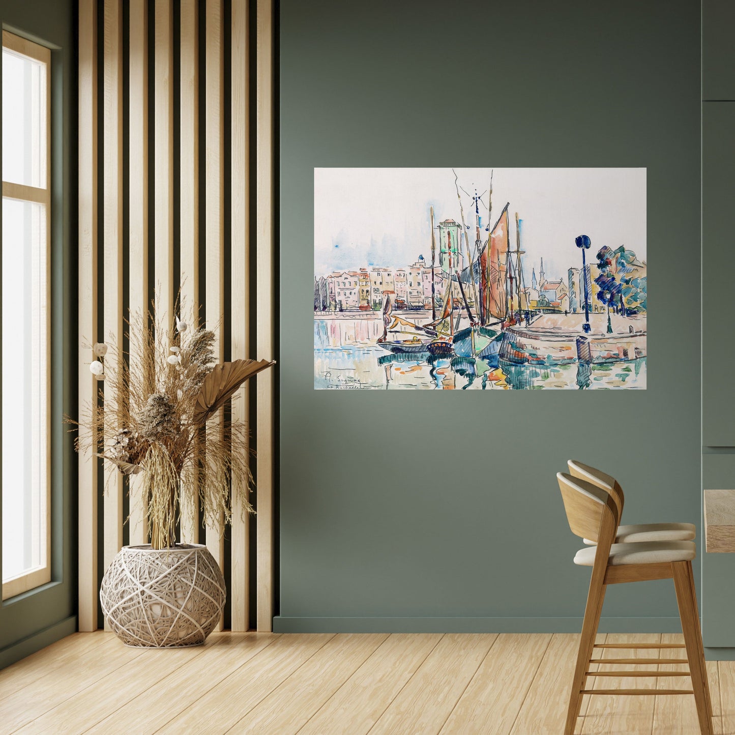 Poster orizzontale staccabile e attaccabile LA ROCHELLE