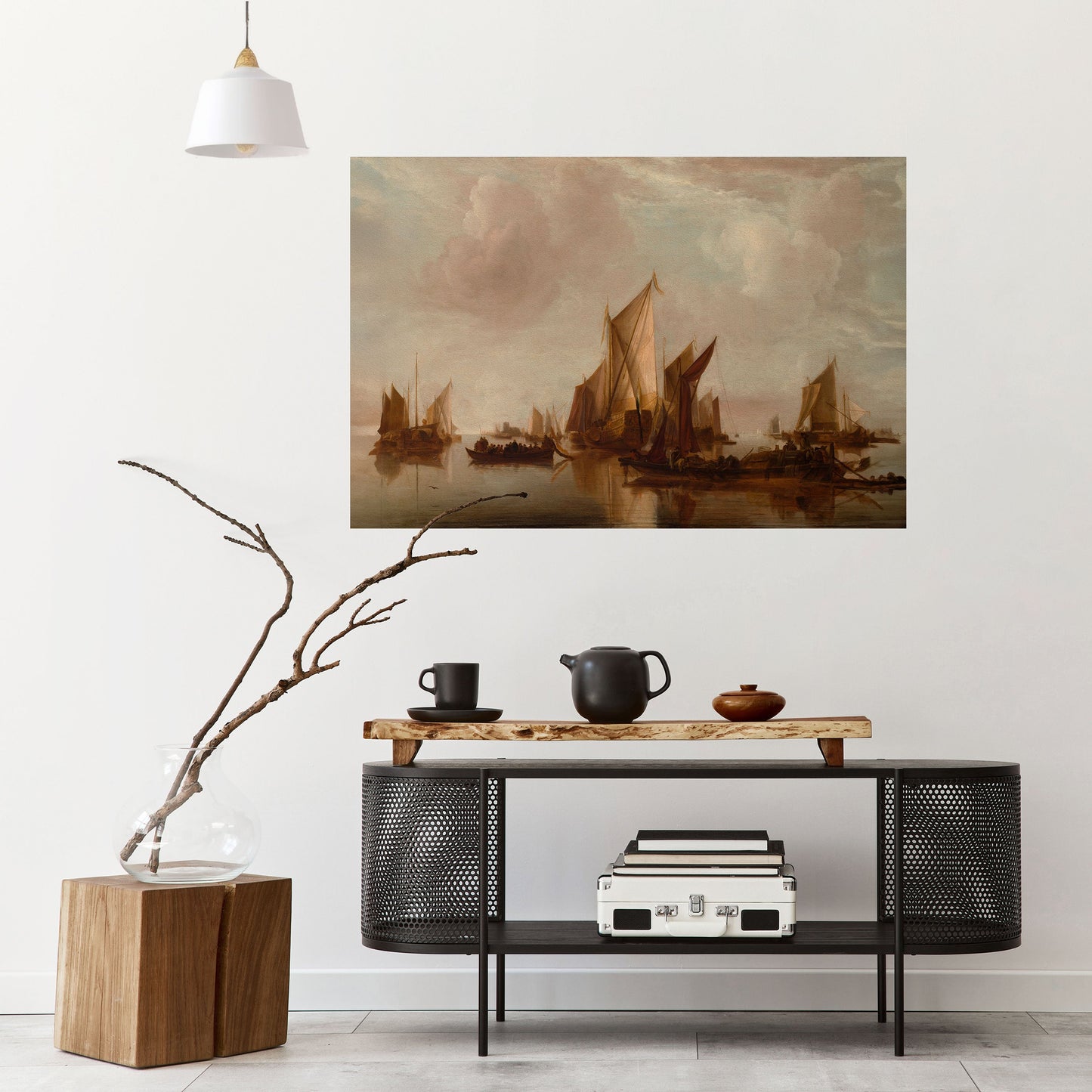 Poster orizzontale SAILS IN SERENITY da staccare e attaccare
