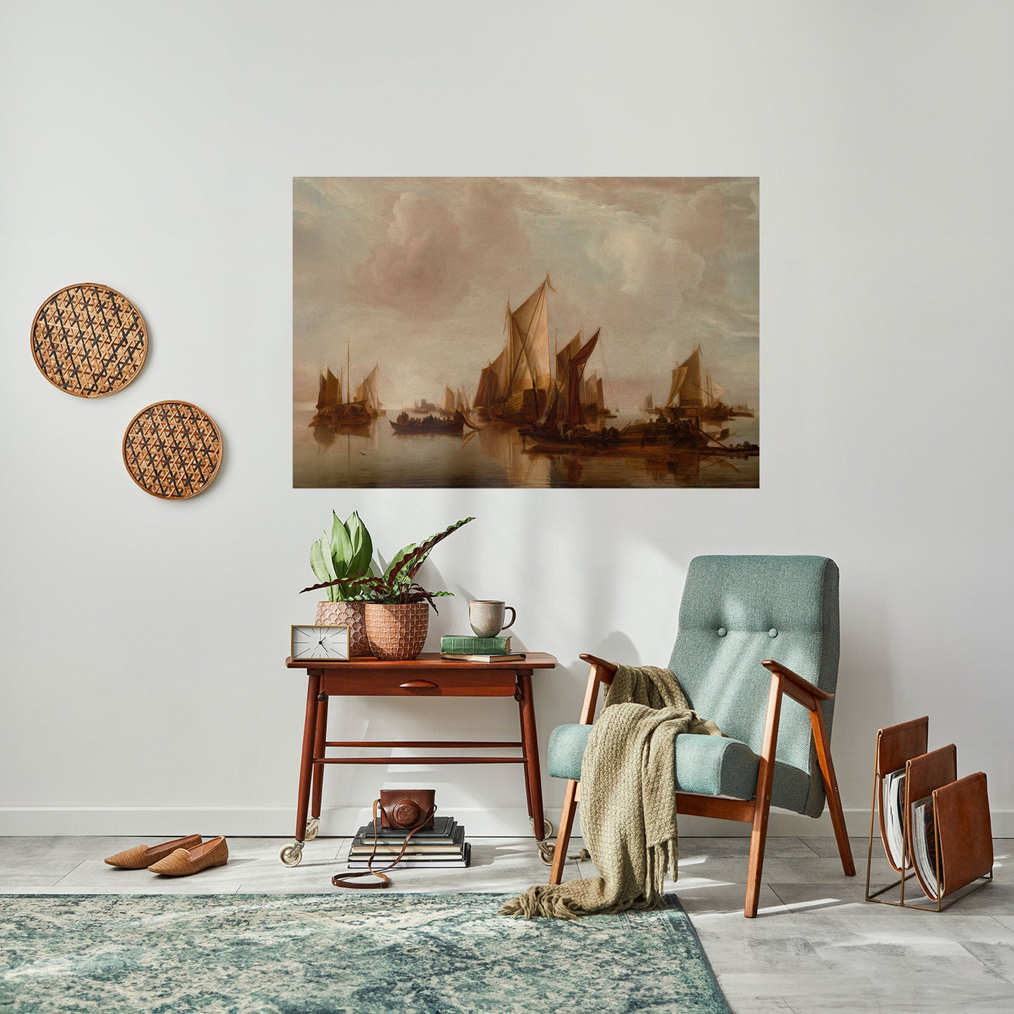 Poster orizzontale SAILS IN SERENITY da staccare e attaccare