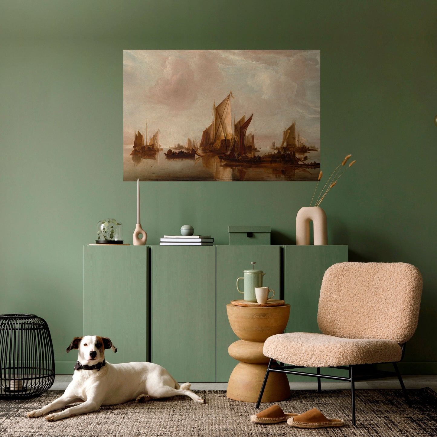 Poster orizzontale SAILS IN SERENITY da staccare e attaccare