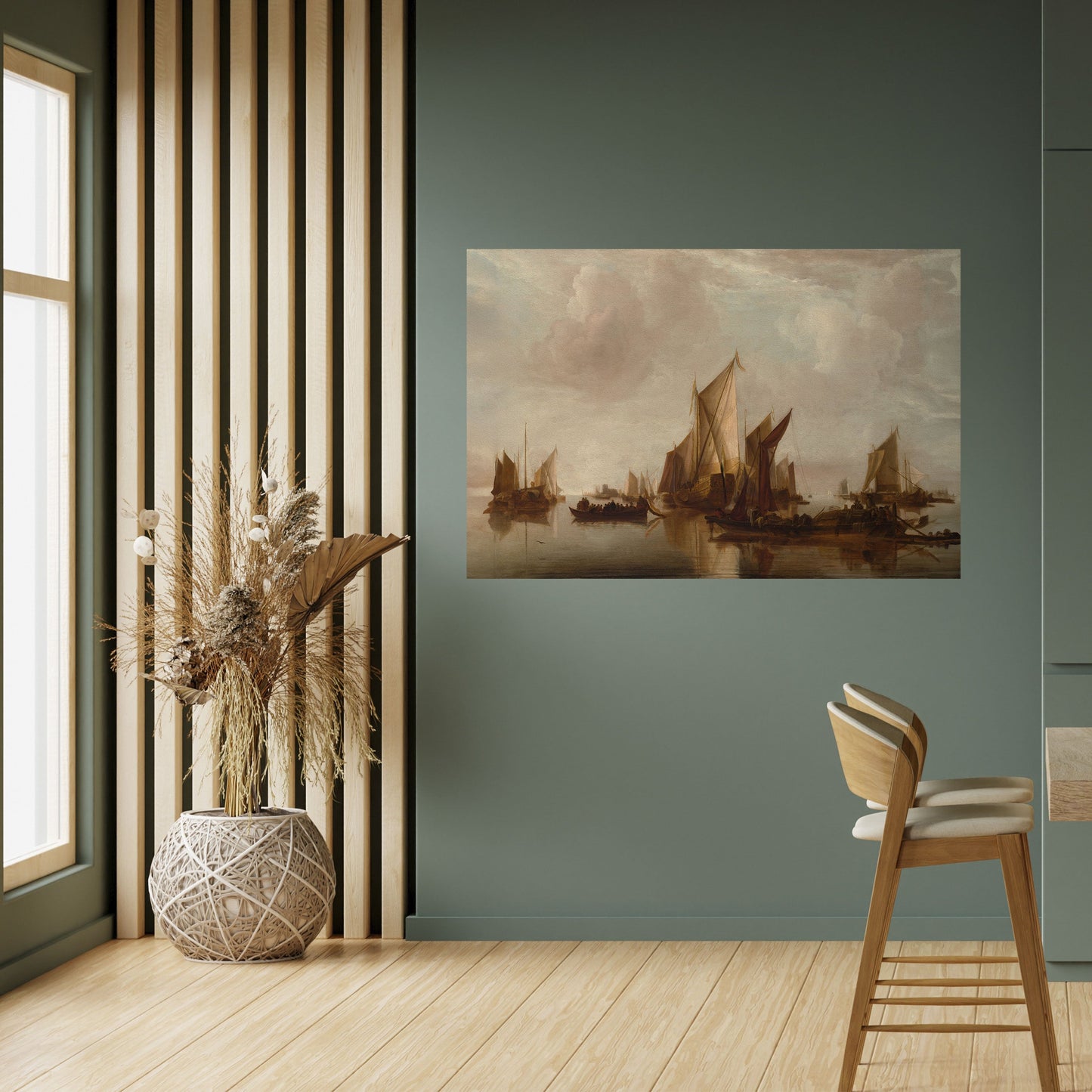 Poster orizzontale SAILS IN SERENITY da staccare e attaccare