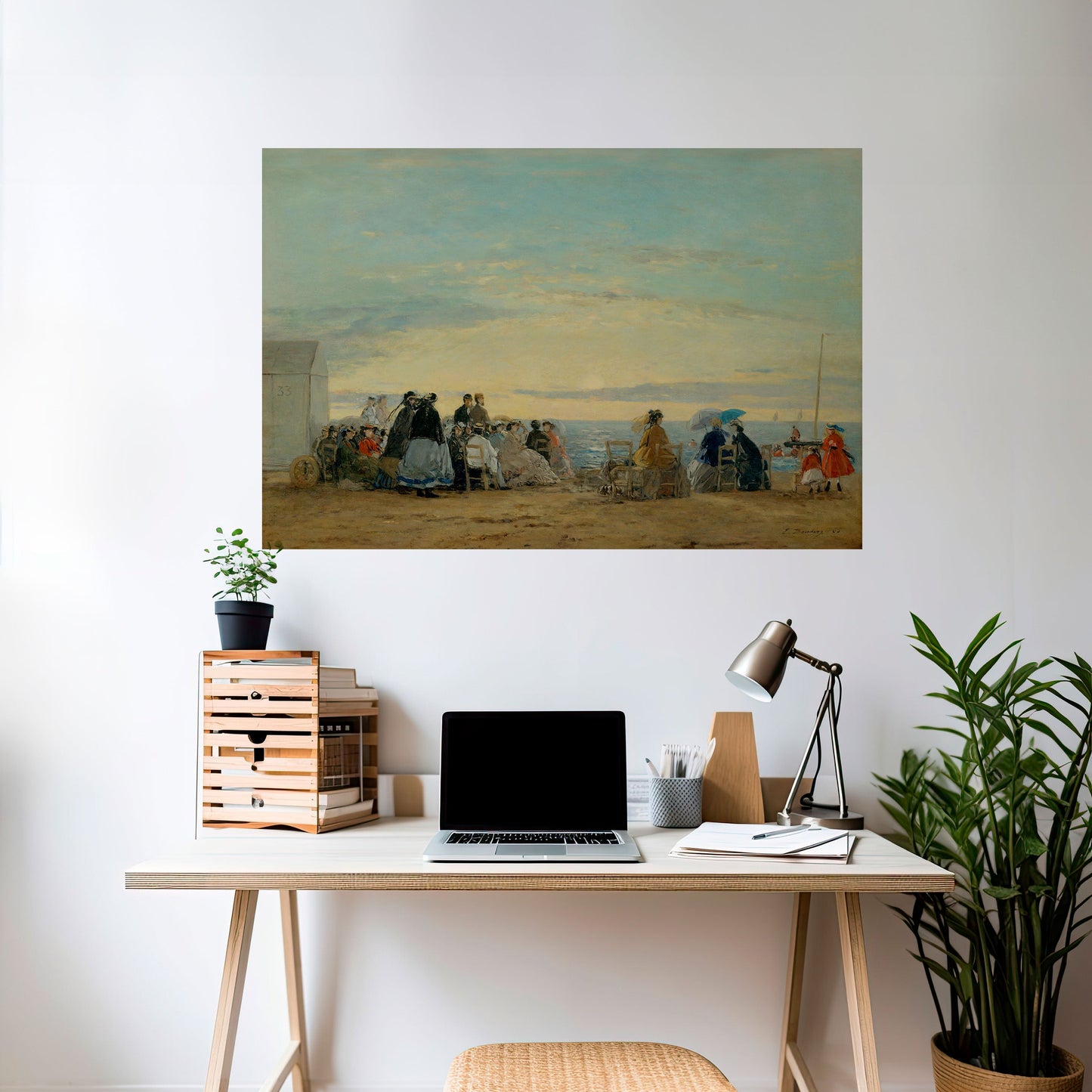 MOMENTI COSTIERI AFFASCINANTI Poster orizzontale staccabile e attaccabile