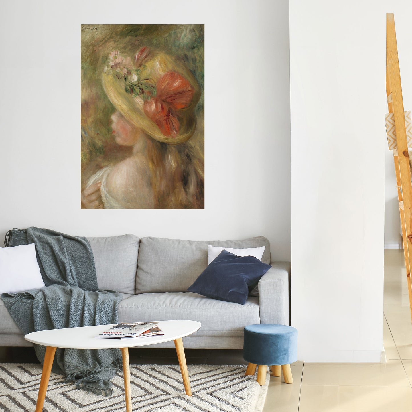 CAPPELLO DI PETALI Poster verticale staccabile e attaccabile