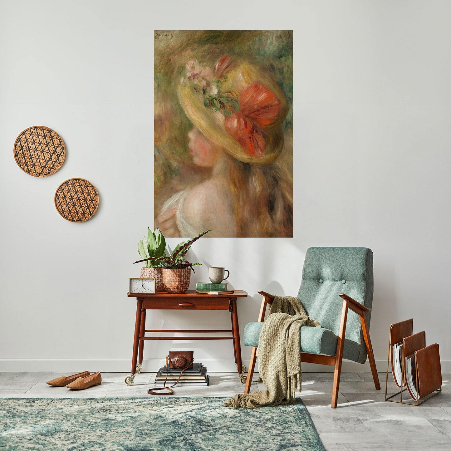 CAPPELLO DI PETALI Poster verticale staccabile e attaccabile
