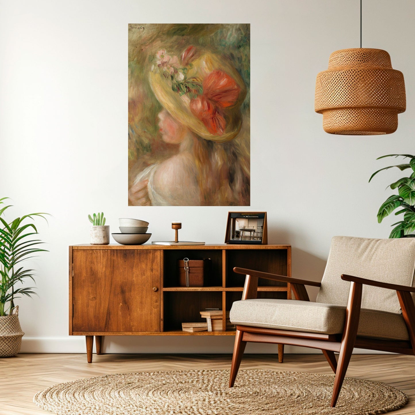 CAPPELLO DI PETALI Poster verticale staccabile e attaccabile