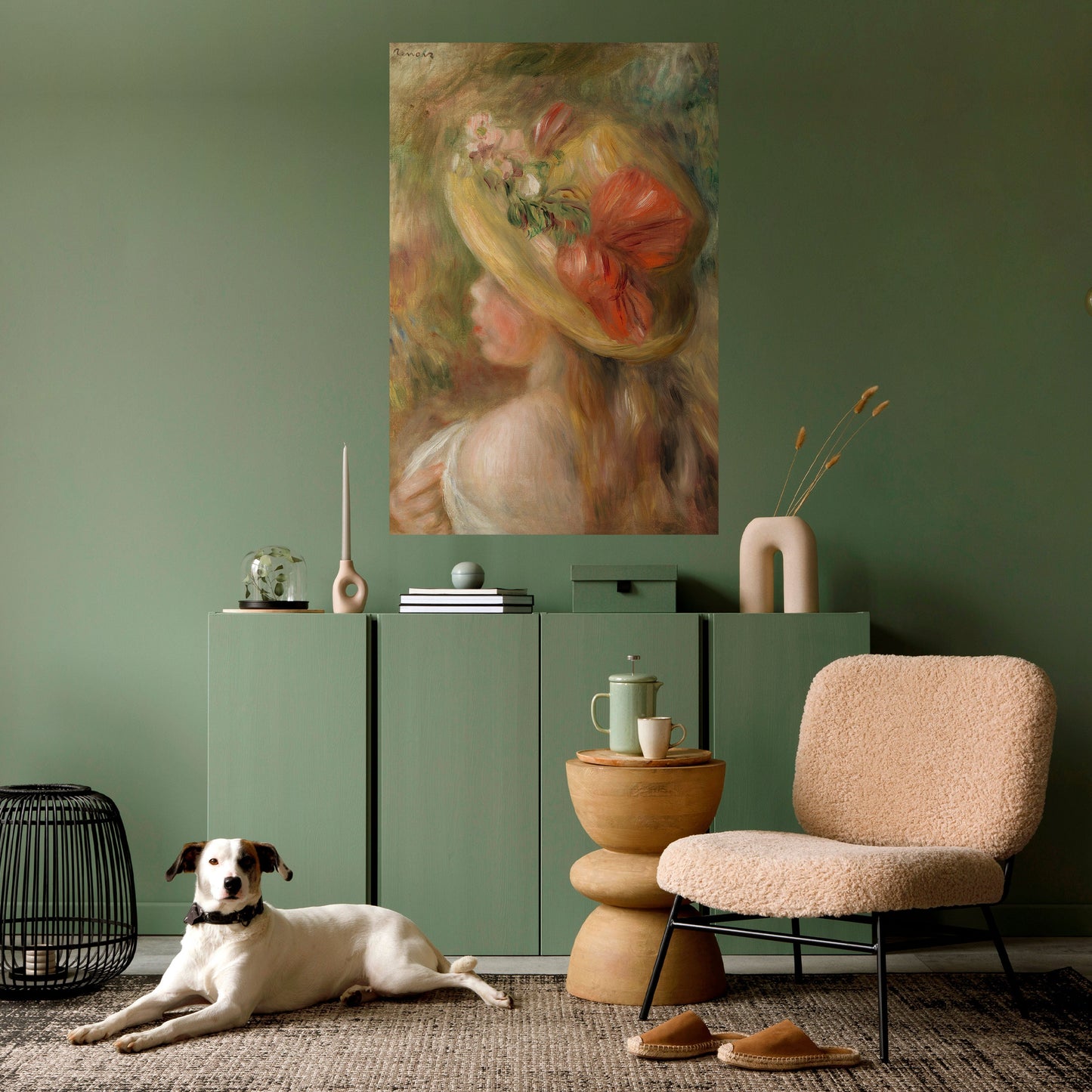 CAPPELLO DI PETALI Poster verticale staccabile e attaccabile