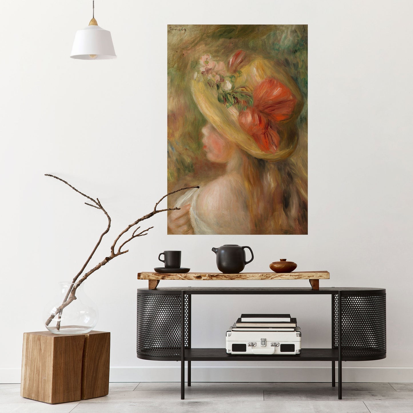CAPPELLO DI PETALI Poster verticale staccabile e attaccabile