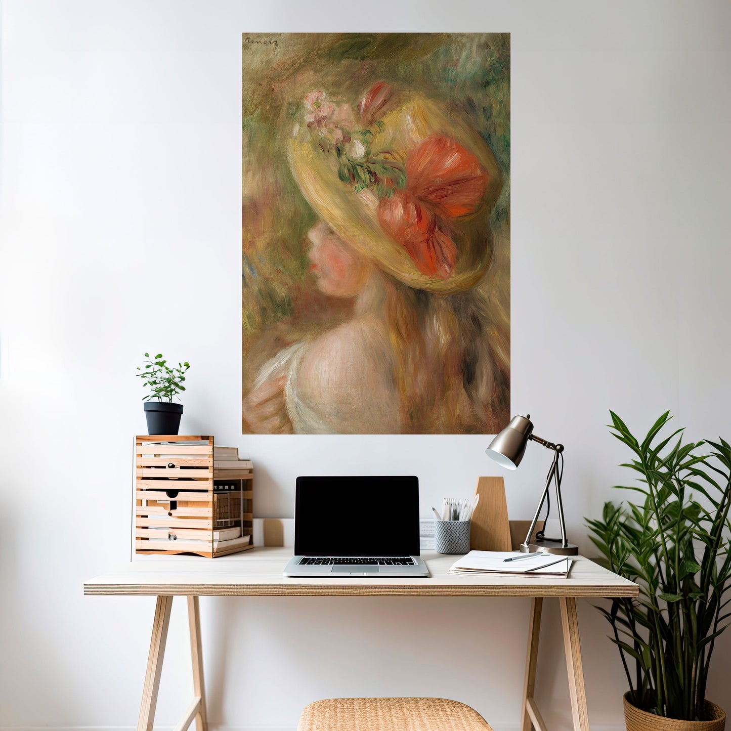 CAPPELLO DI PETALI Poster verticale staccabile e attaccabile