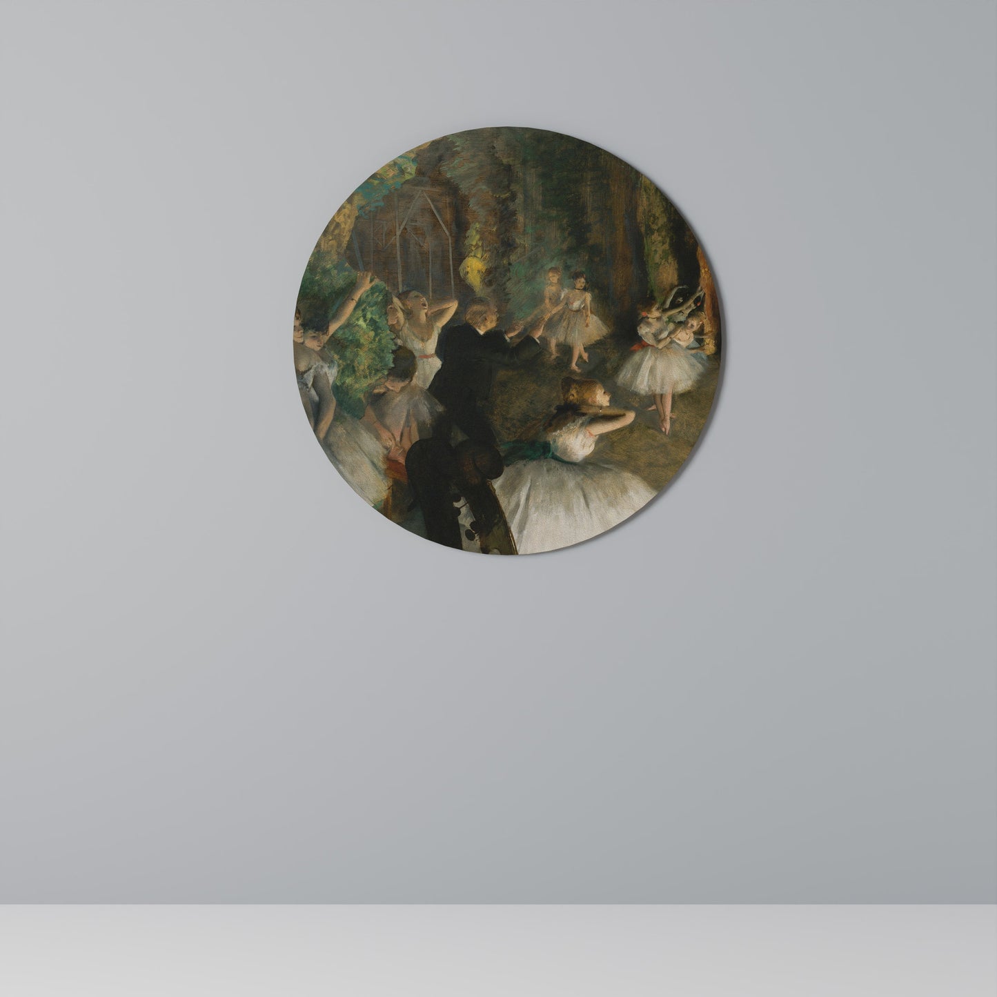 MYSTICAL BALLET REHEARSAL Round Wall Art