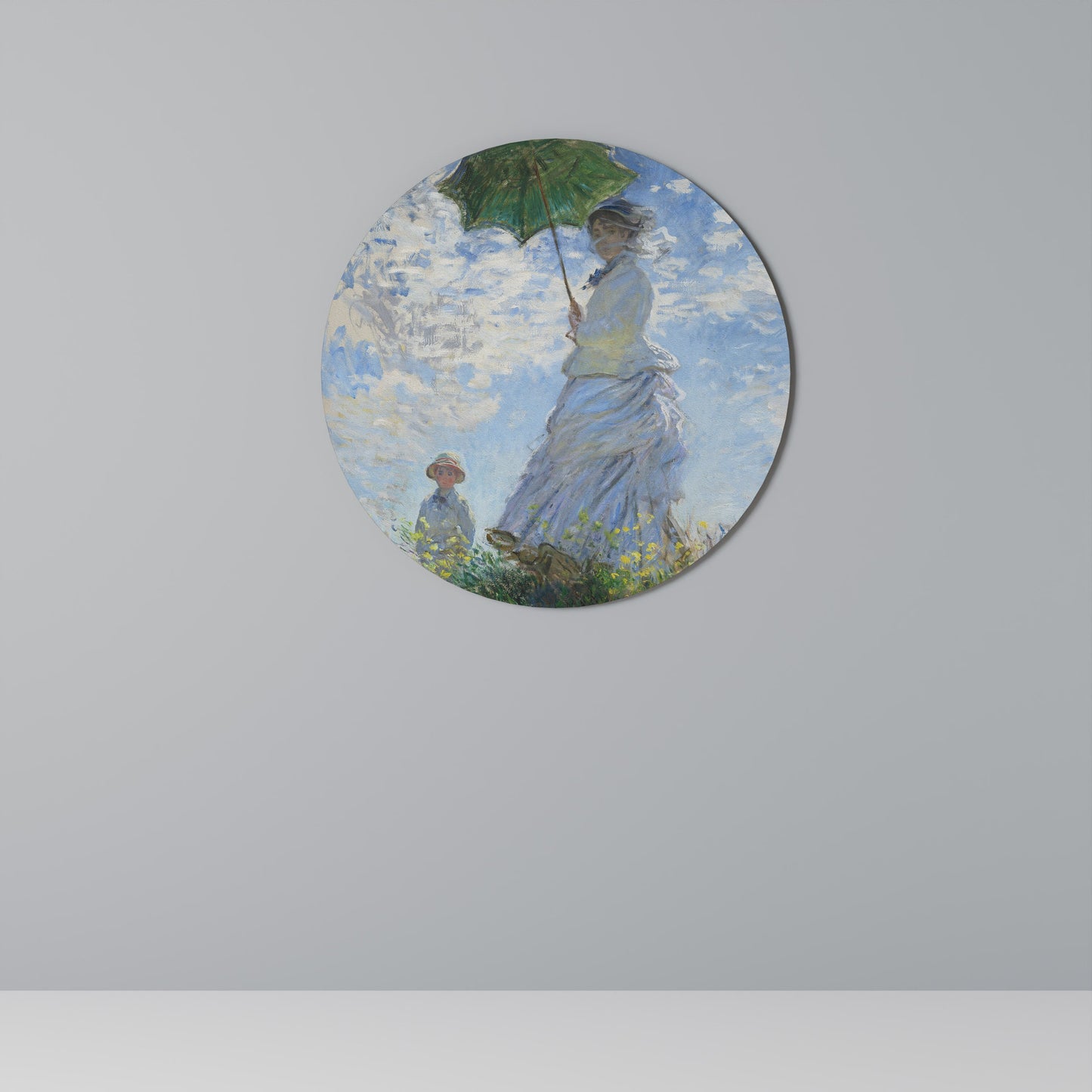 WHISPERS OF SPRING Round Wall Art