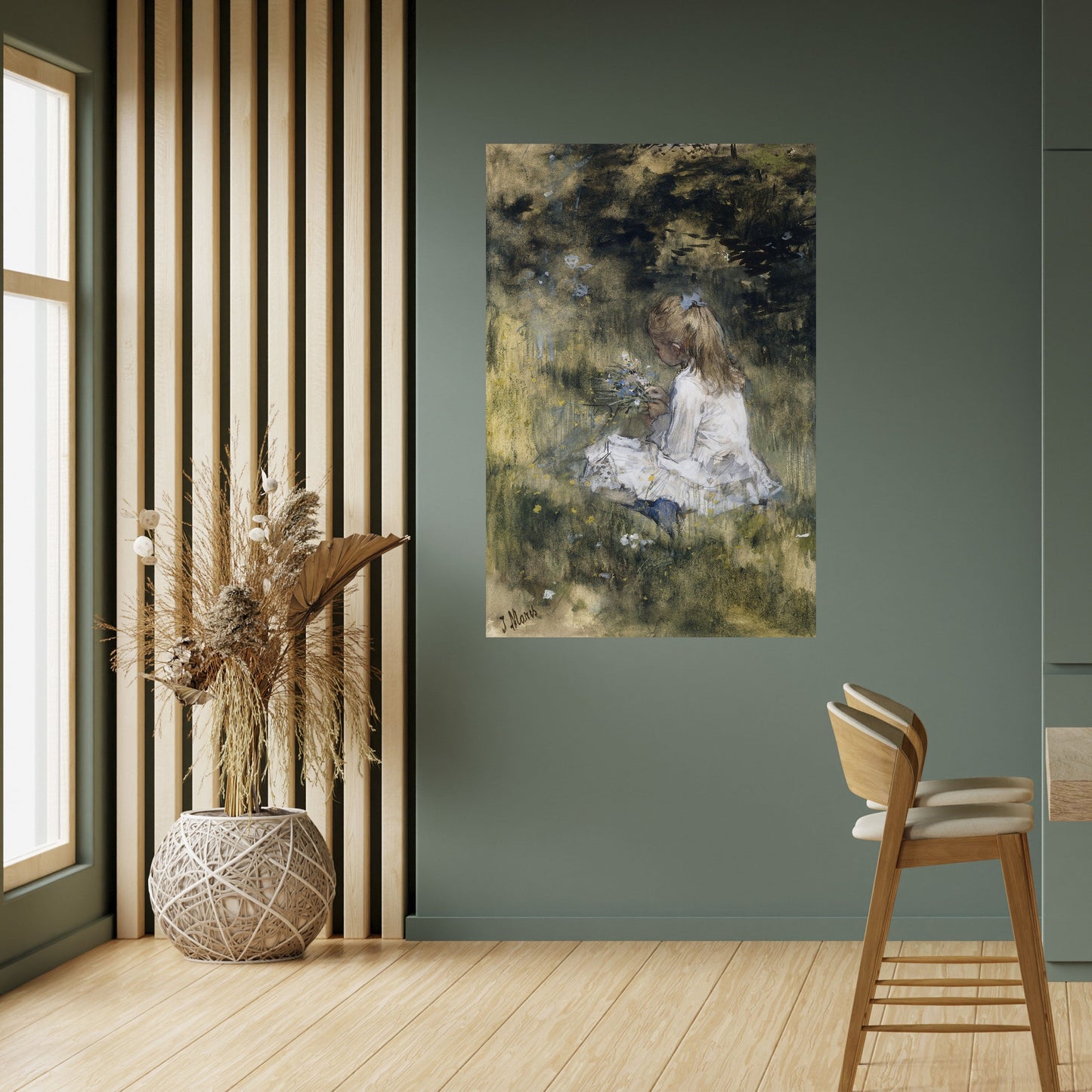 RACCOGLIERE LA SERENITÀ Poster verticale staccabile e attaccabile
