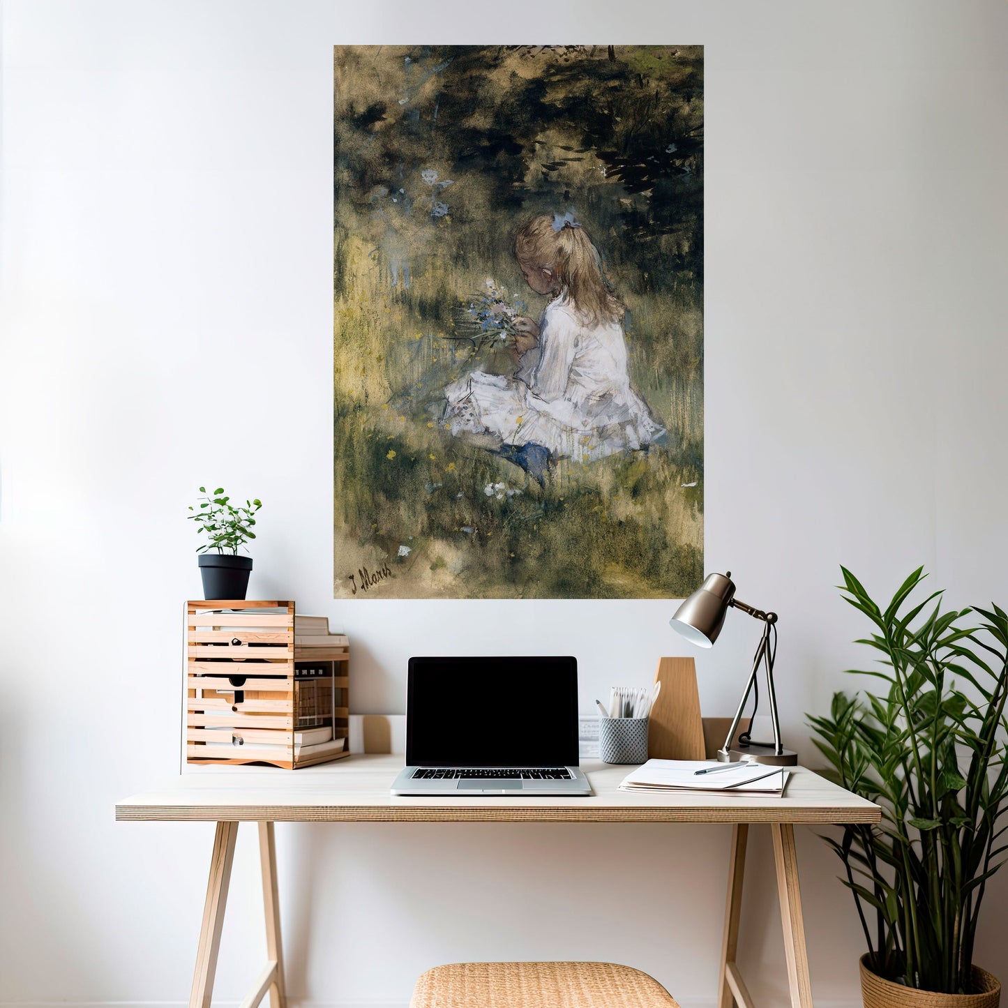 RACCOGLIERE LA SERENITÀ Poster verticale staccabile e attaccabile