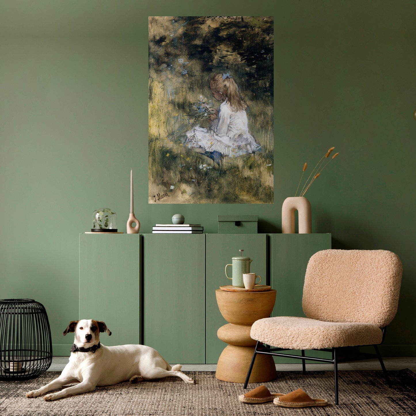 RACCOGLIERE LA SERENITÀ Poster verticale staccabile e attaccabile