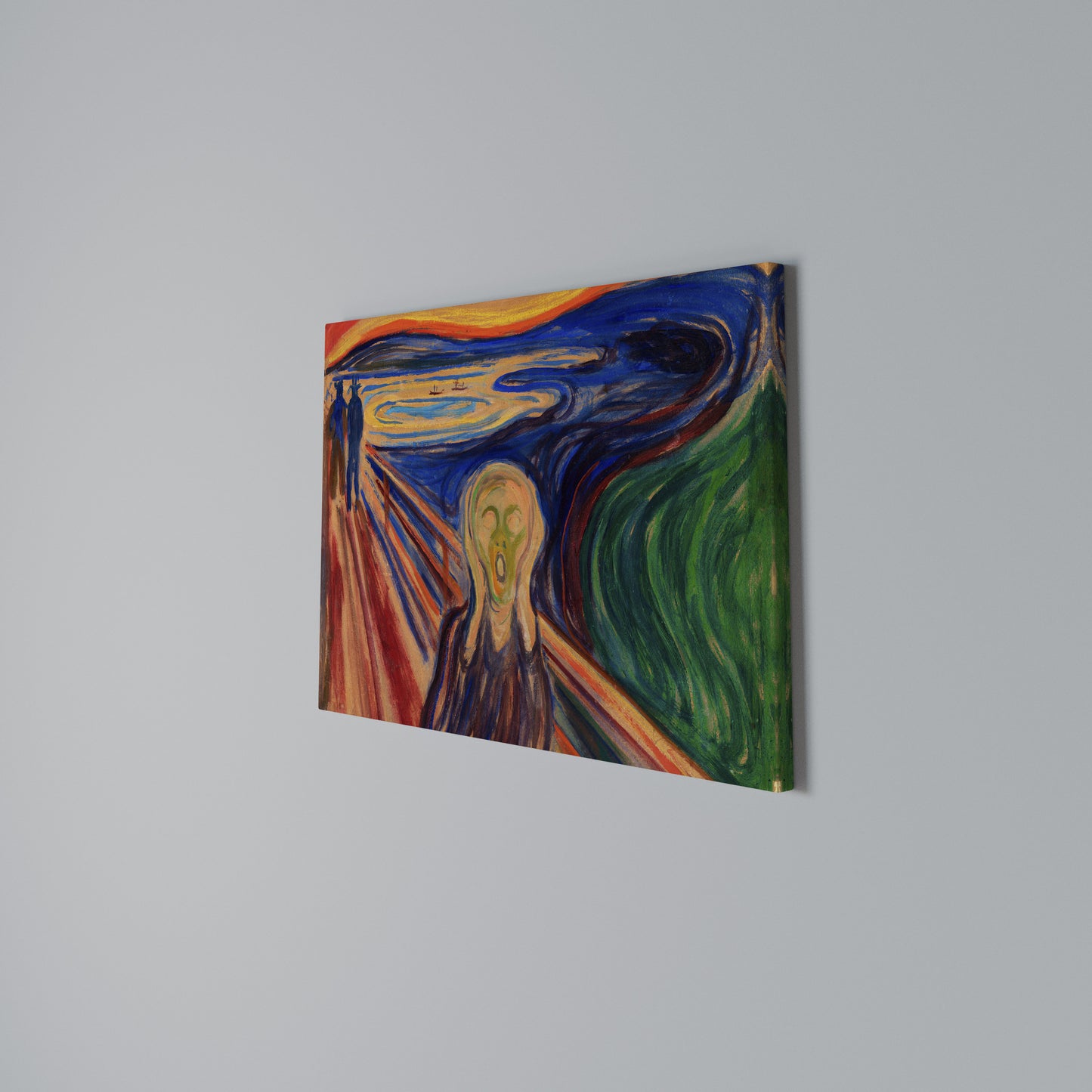 THE SCREAM Stampa su tela orizzontale