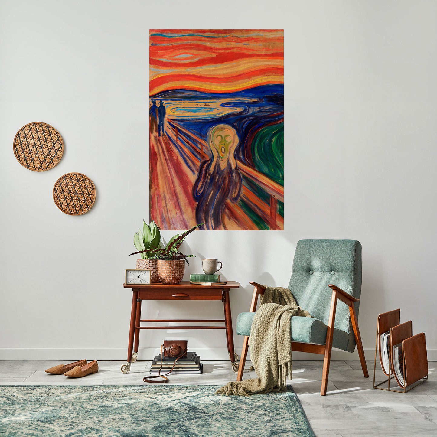 Poster verticale staccabile e attaccabile THE SCREAM