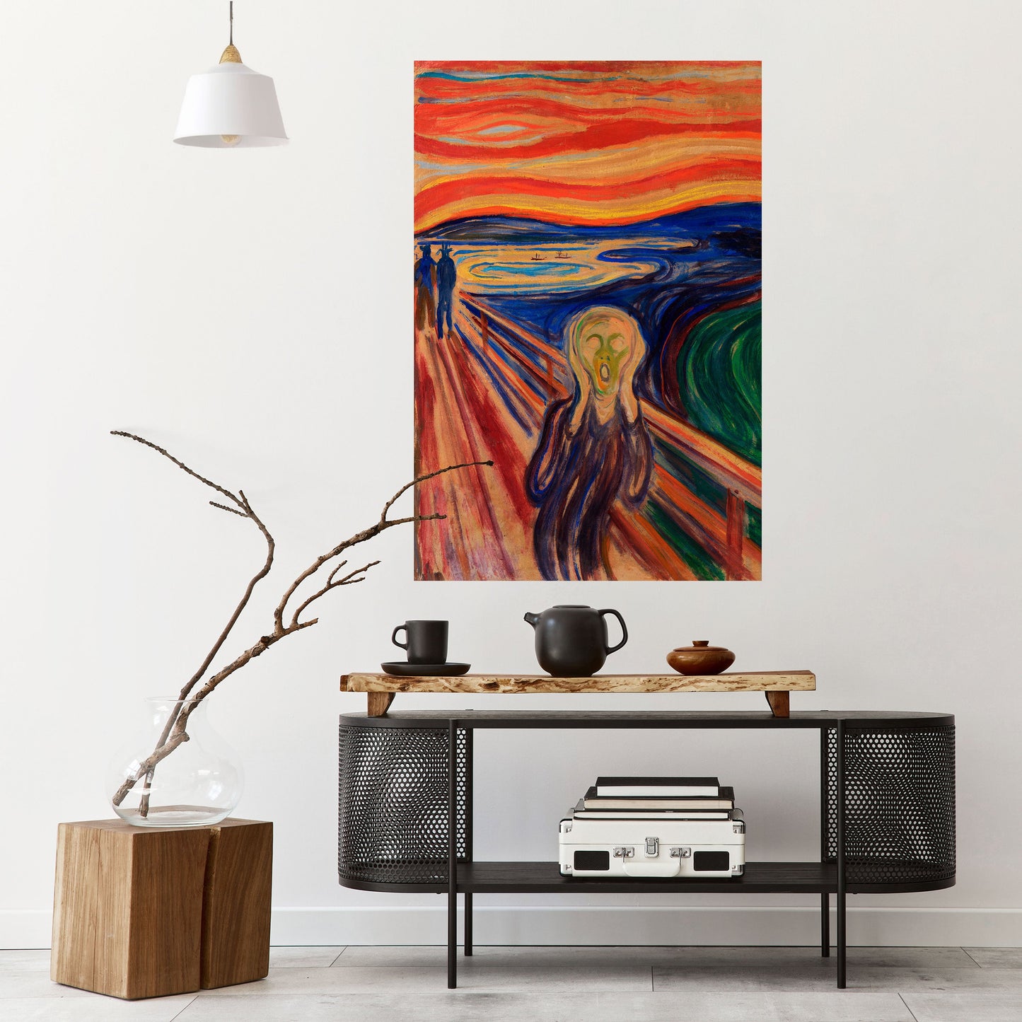 Poster verticale staccabile e attaccabile THE SCREAM
