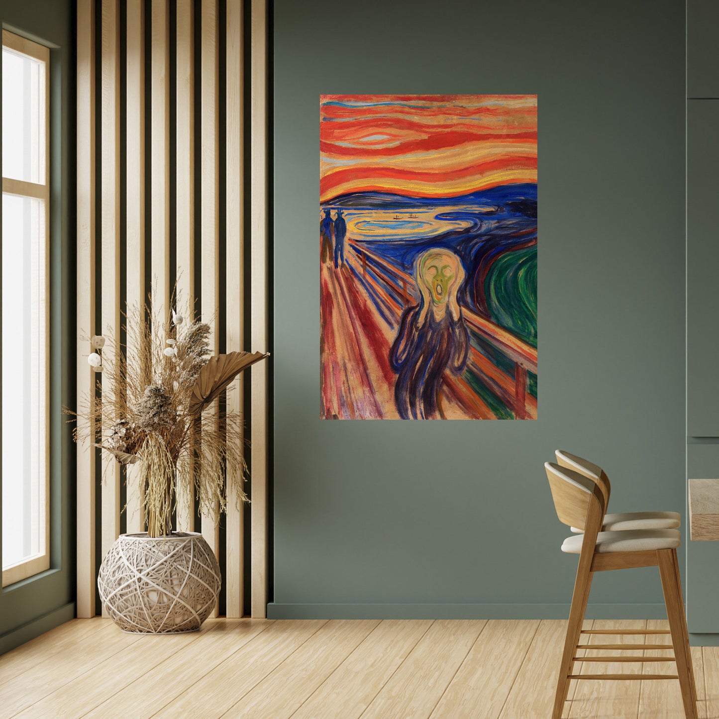 Poster verticale staccabile e attaccabile THE SCREAM