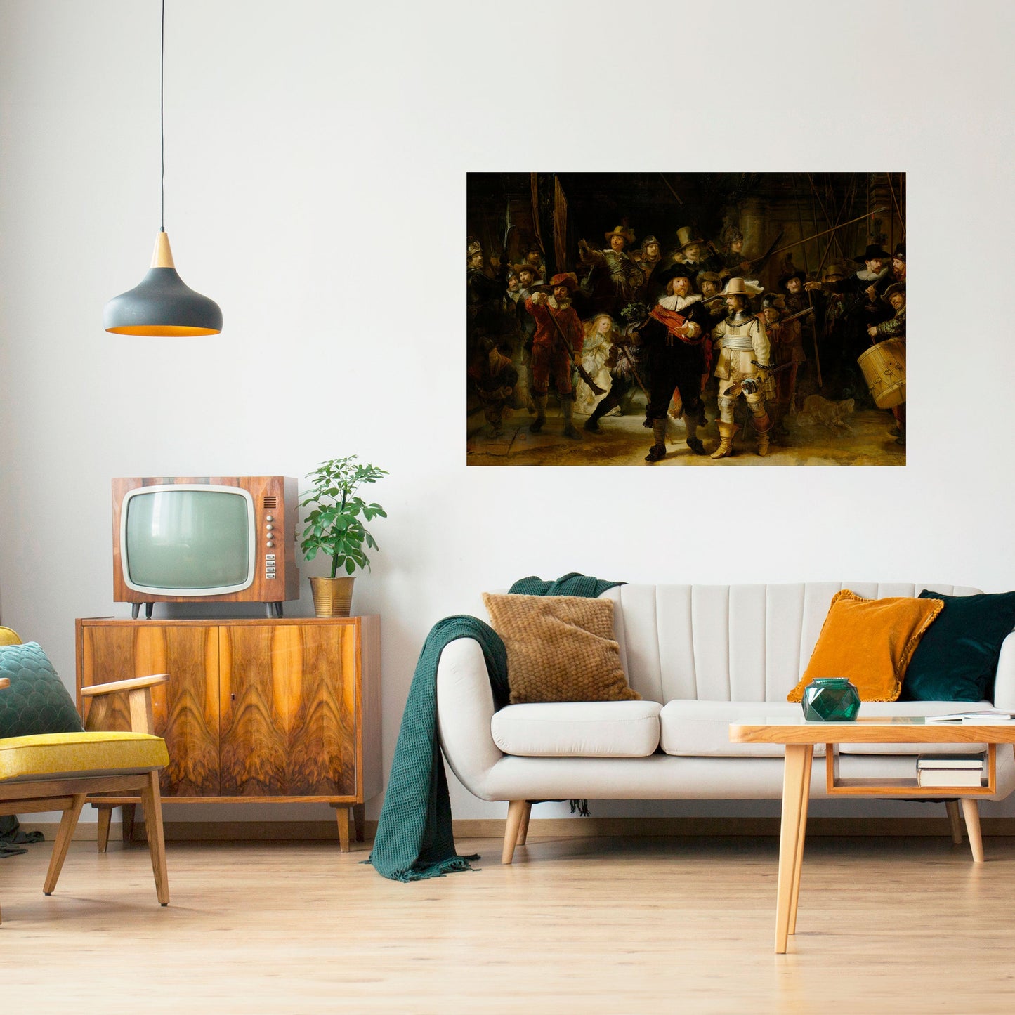 Poster orizzontale staccabile e attaccabile NIGHTWATCH TRIBUTE