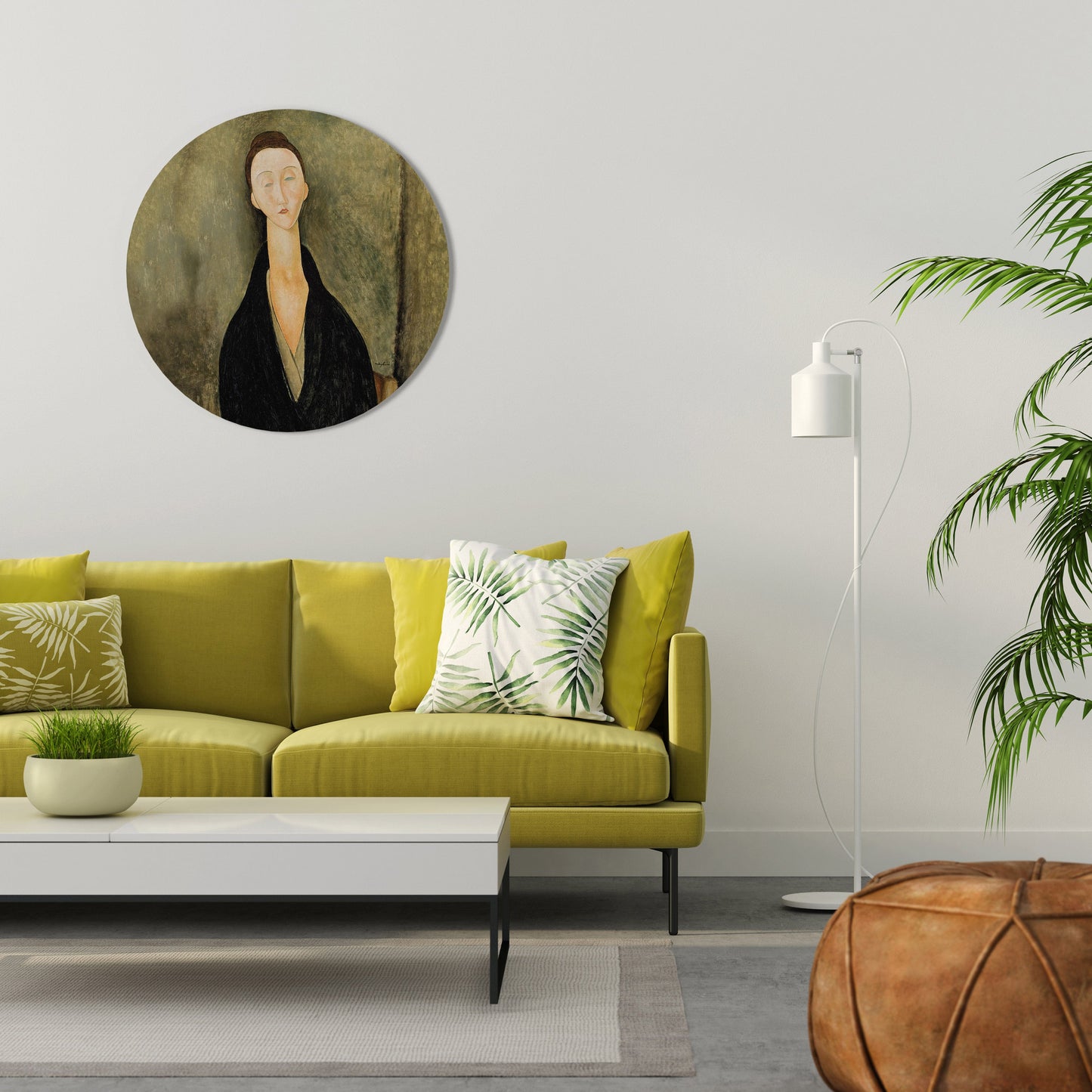 AMEDEO MODIGLIANI Round Wall Art