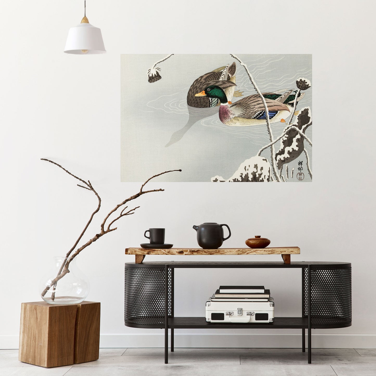 DANZA DELLE ANATRE Poster orizzontale staccabile e attaccabile