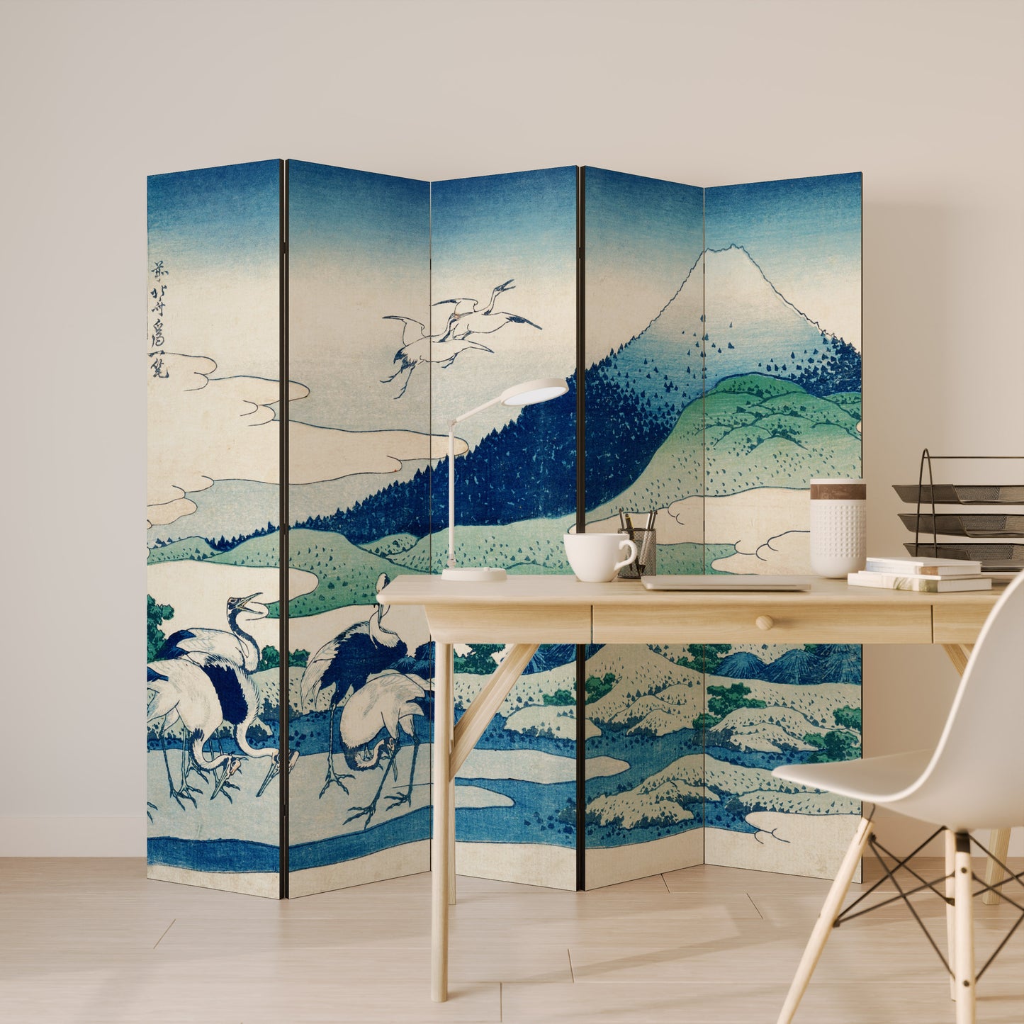 Divisorio decorativo per ambienti a 5 pannelli UMEZAWA MANOR