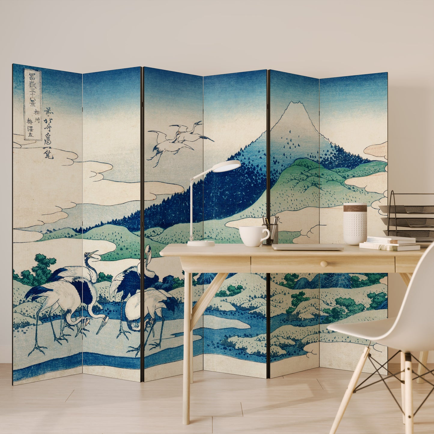 Divisorio decorativo per ambienti a 6 pannelli UMEZAWA MANOR