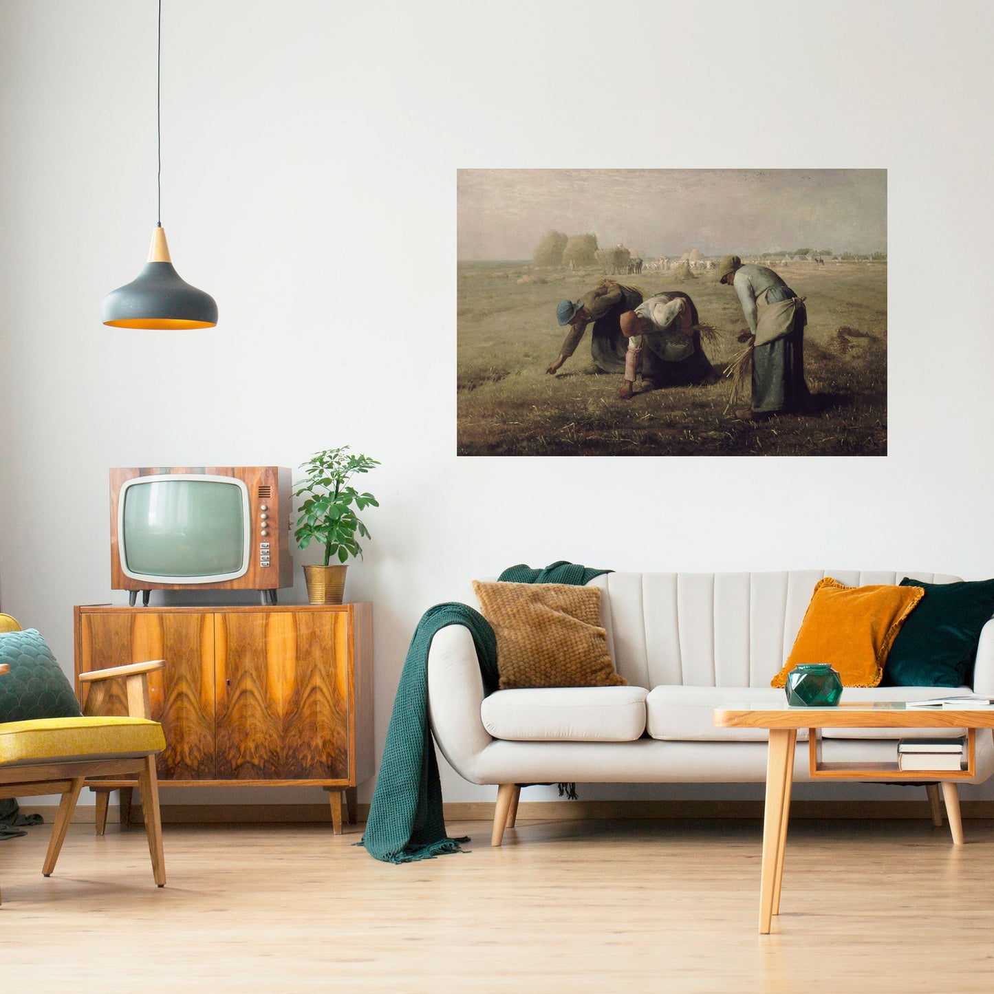 Poster orizzontale staccabile e attaccabile THE GLEANERS