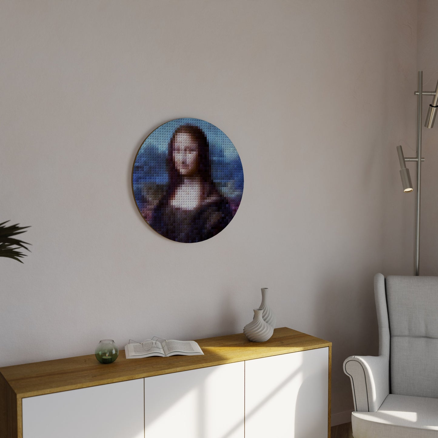 CONSTRUCTIVE ART Round Wall Art