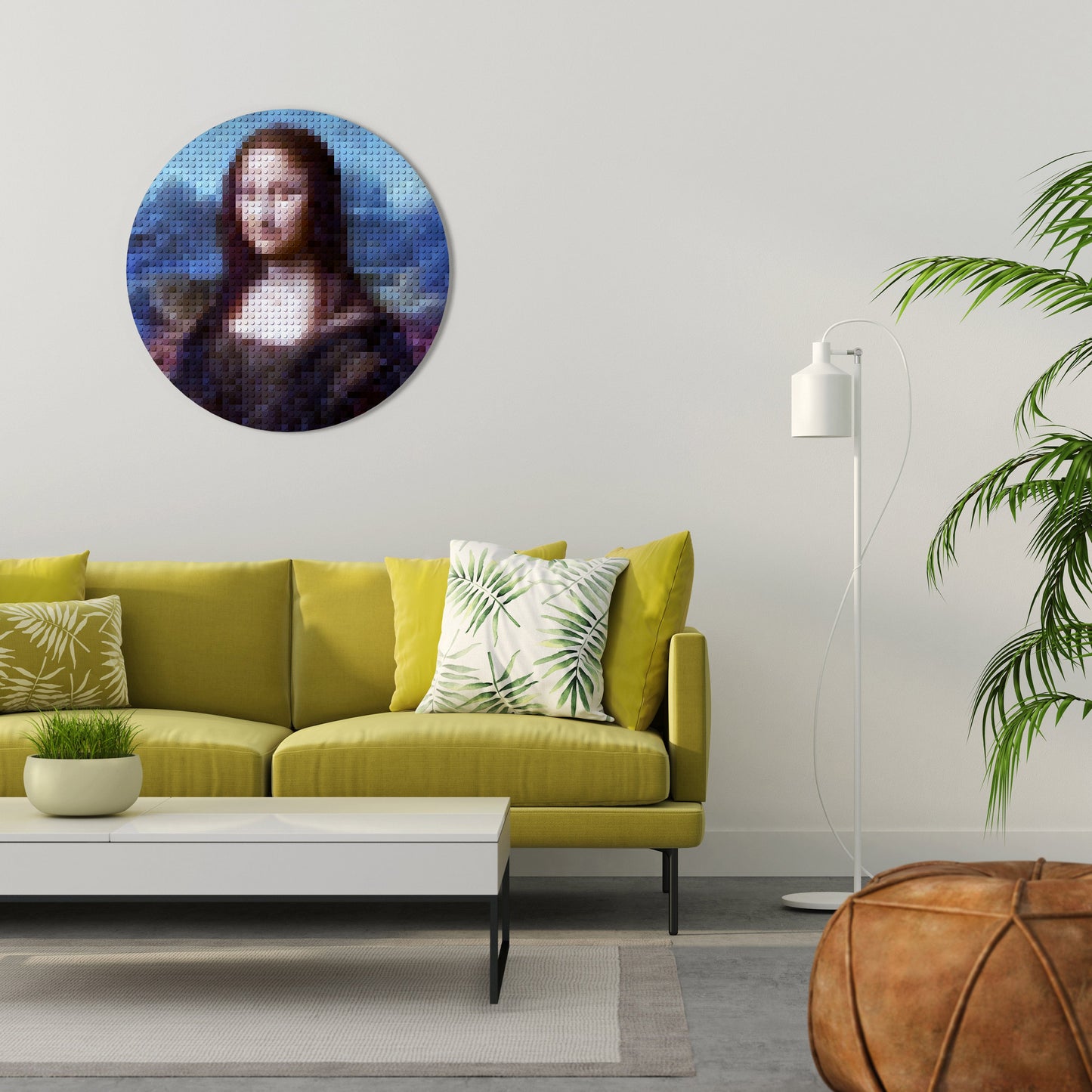 CONSTRUCTIVE ART Round Wall Art