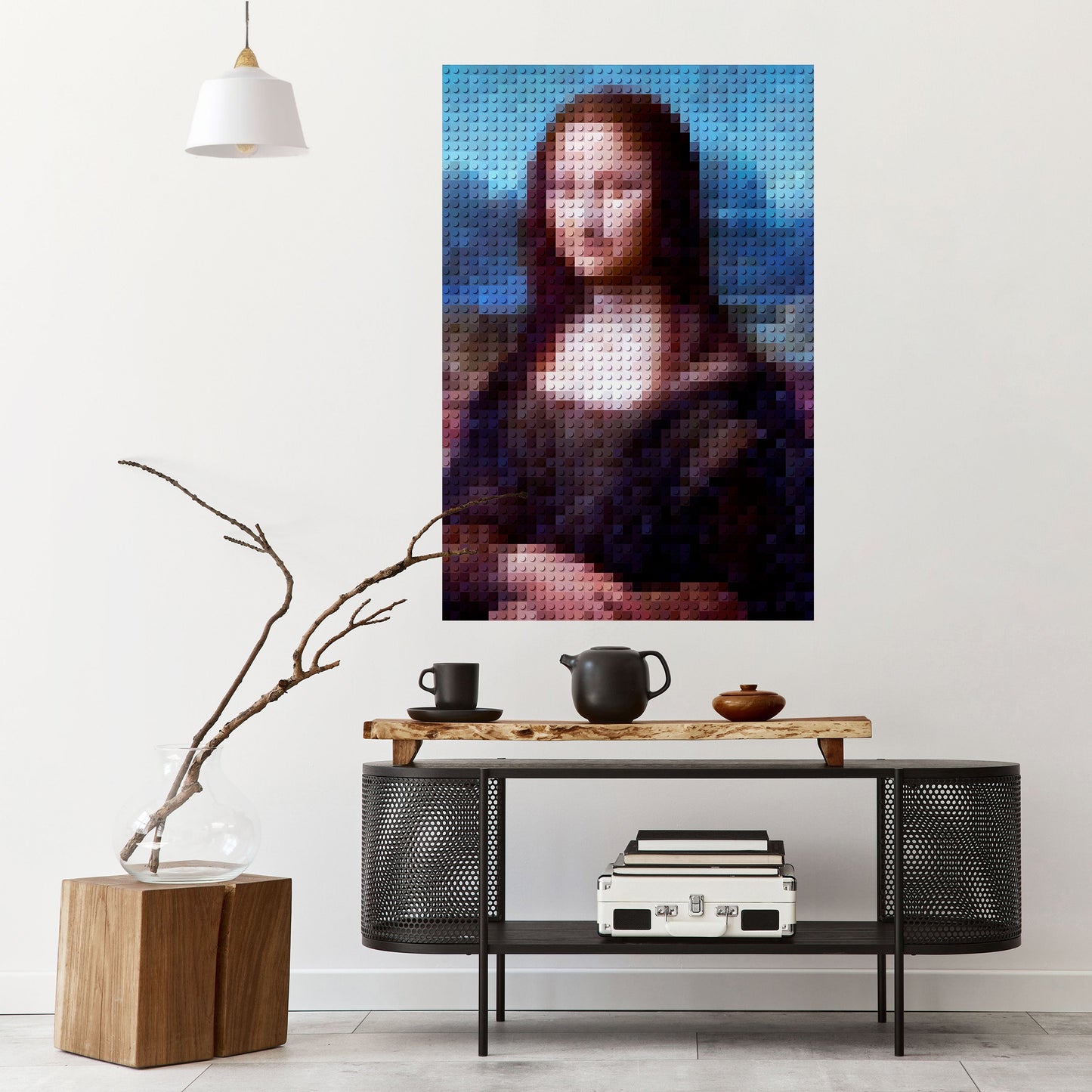 Poster verticale staccabile e attaccabile CONSTRUCTION ART