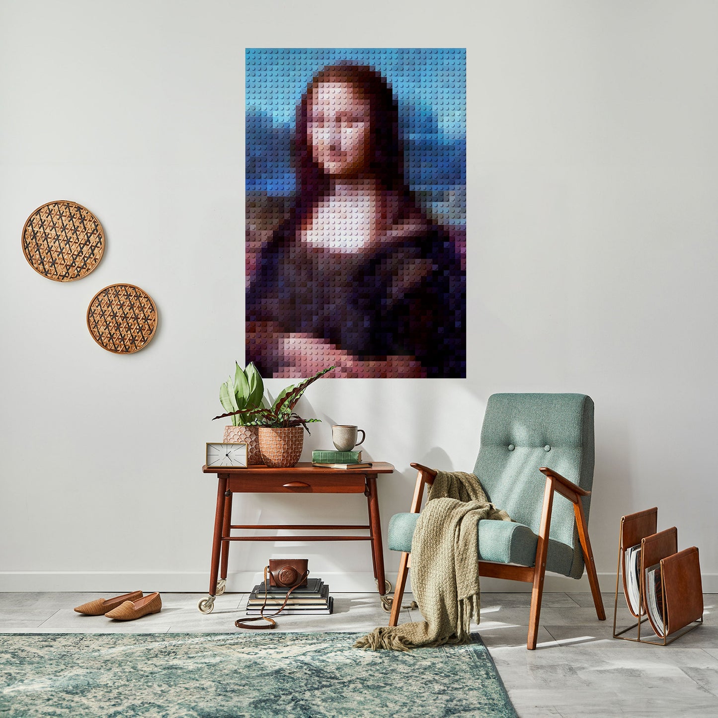 Poster verticale staccabile e attaccabile CONSTRUCTION ART