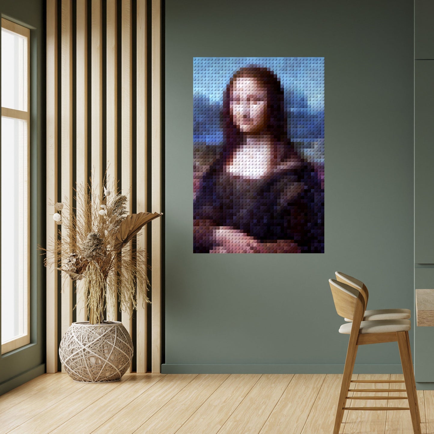 Poster verticale staccabile e attaccabile CONSTRUCTION ART