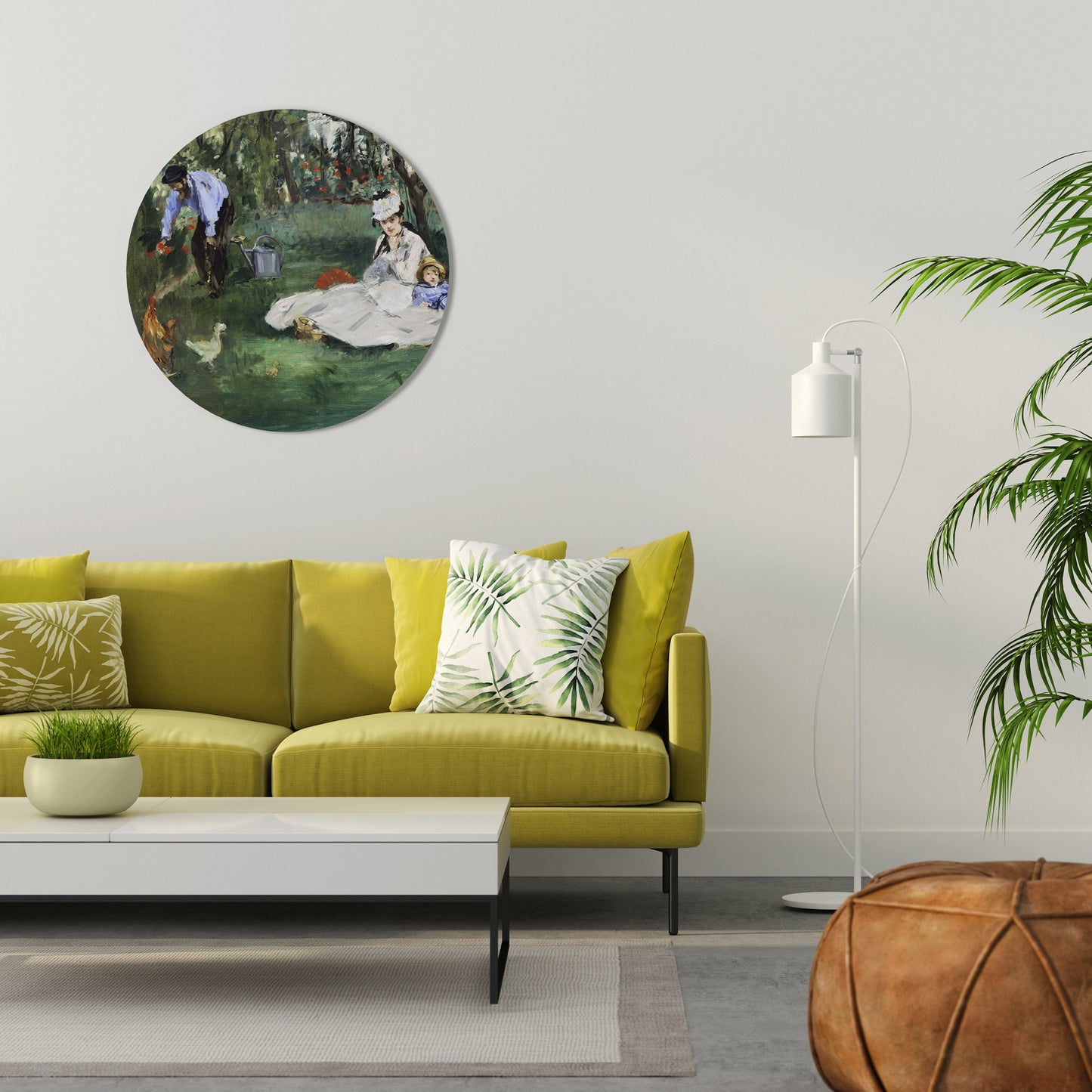 GARDEN OF CHARMS Round Wall Art