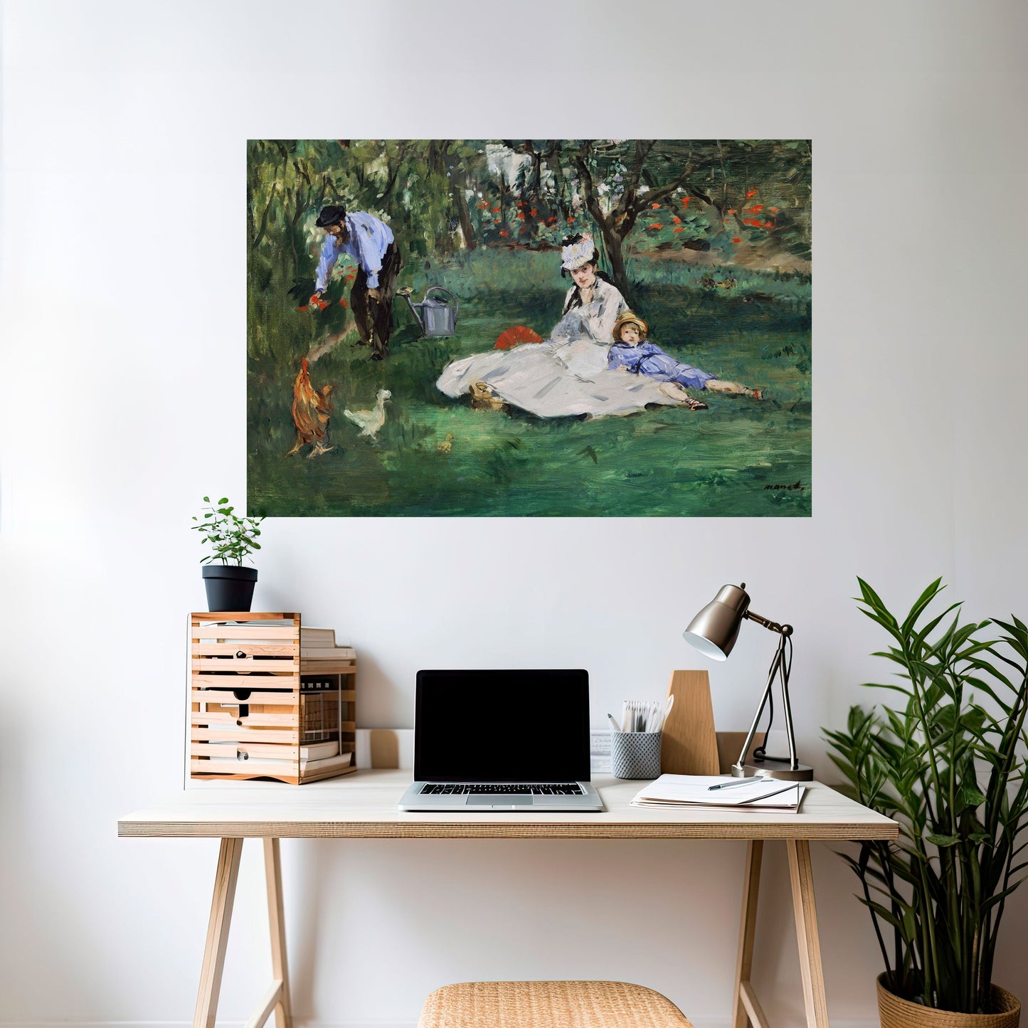Poster orizzontale staccabile e attaccabile GIARDINO DEGLI INCANTESIMI