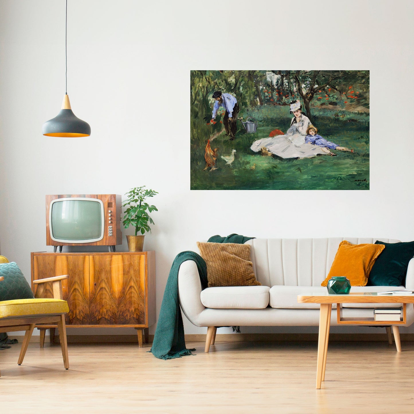 Poster orizzontale staccabile e attaccabile GIARDINO DEGLI INCANTESIMI
