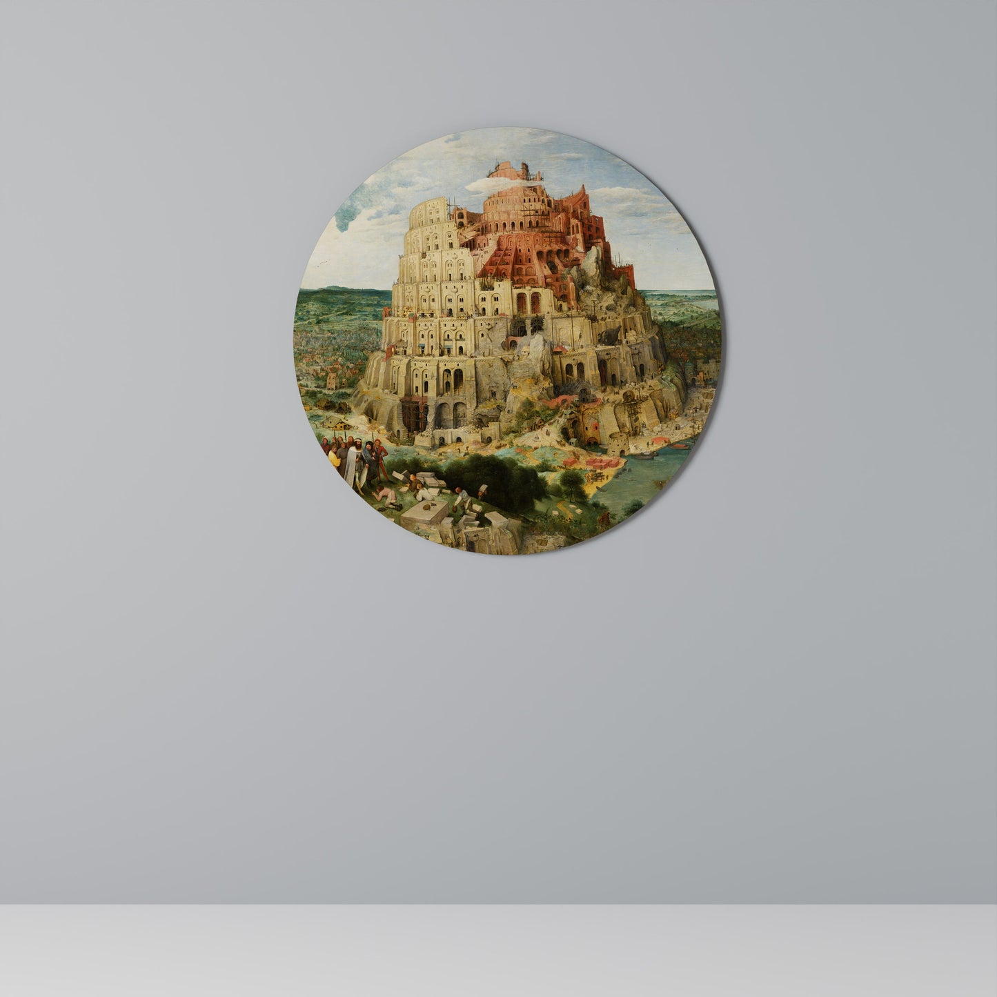 ECHOES OF AMBITION Round Wall Art