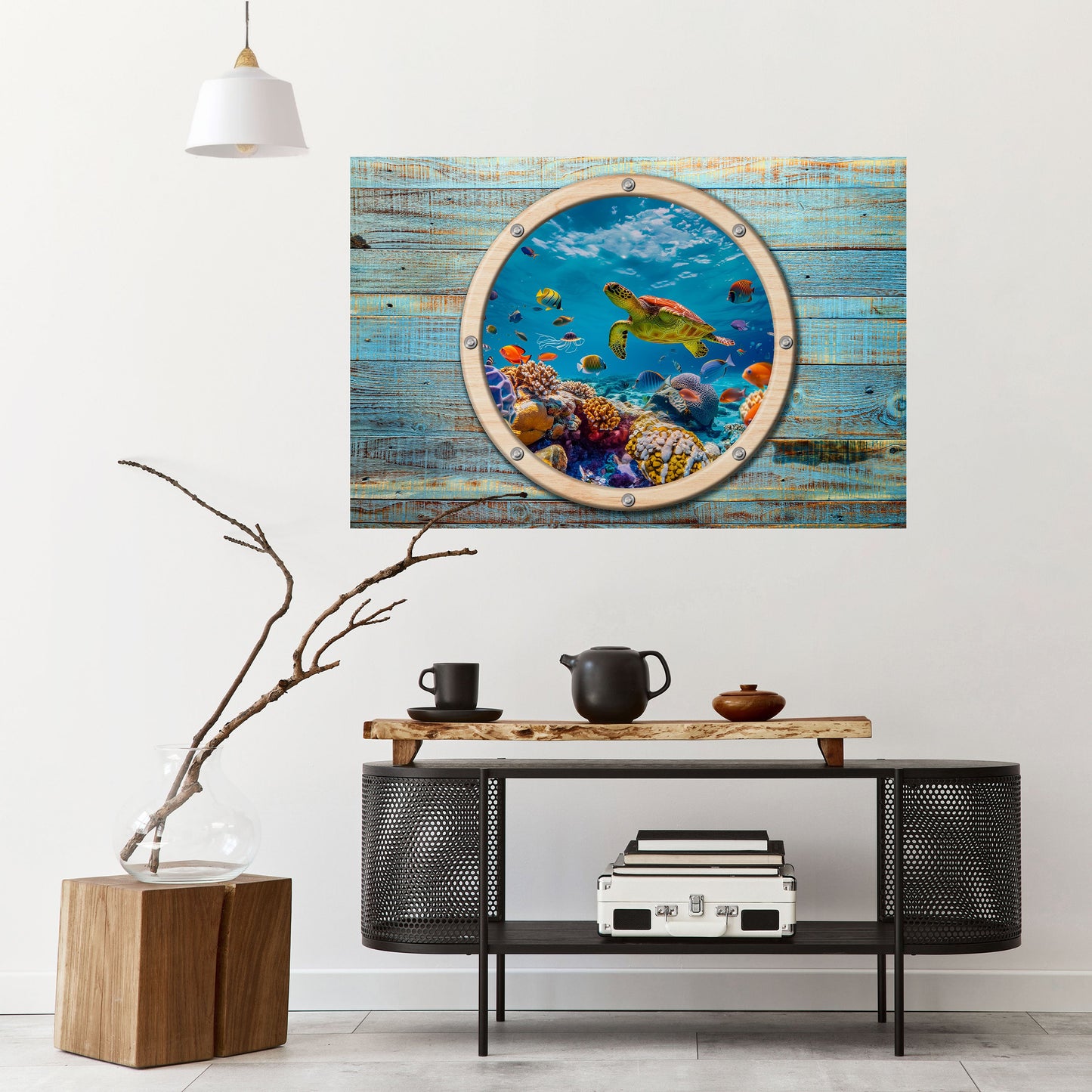 Poster orizzontale staccabile e attaccabile AQUA ADVENTURE