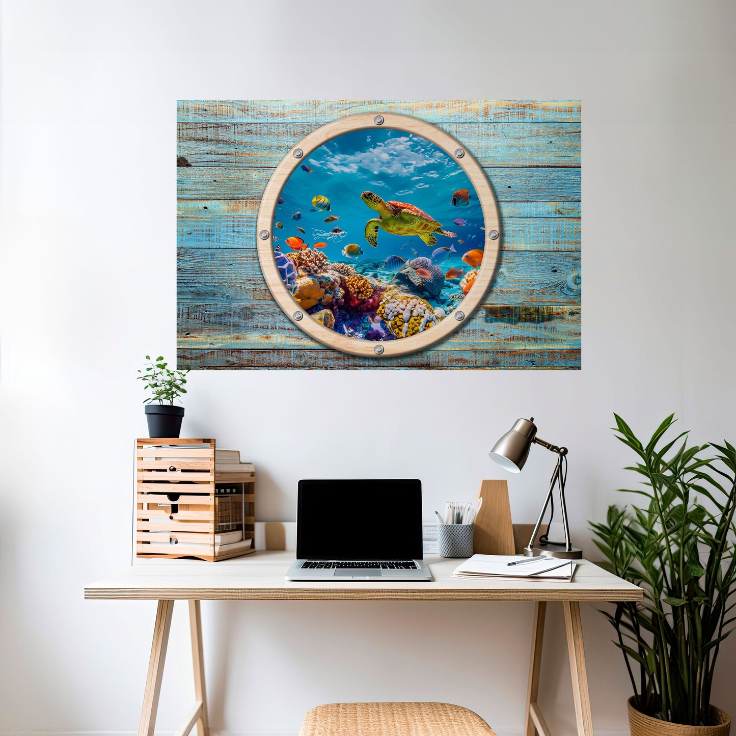 Poster orizzontale staccabile e attaccabile AQUA ADVENTURE