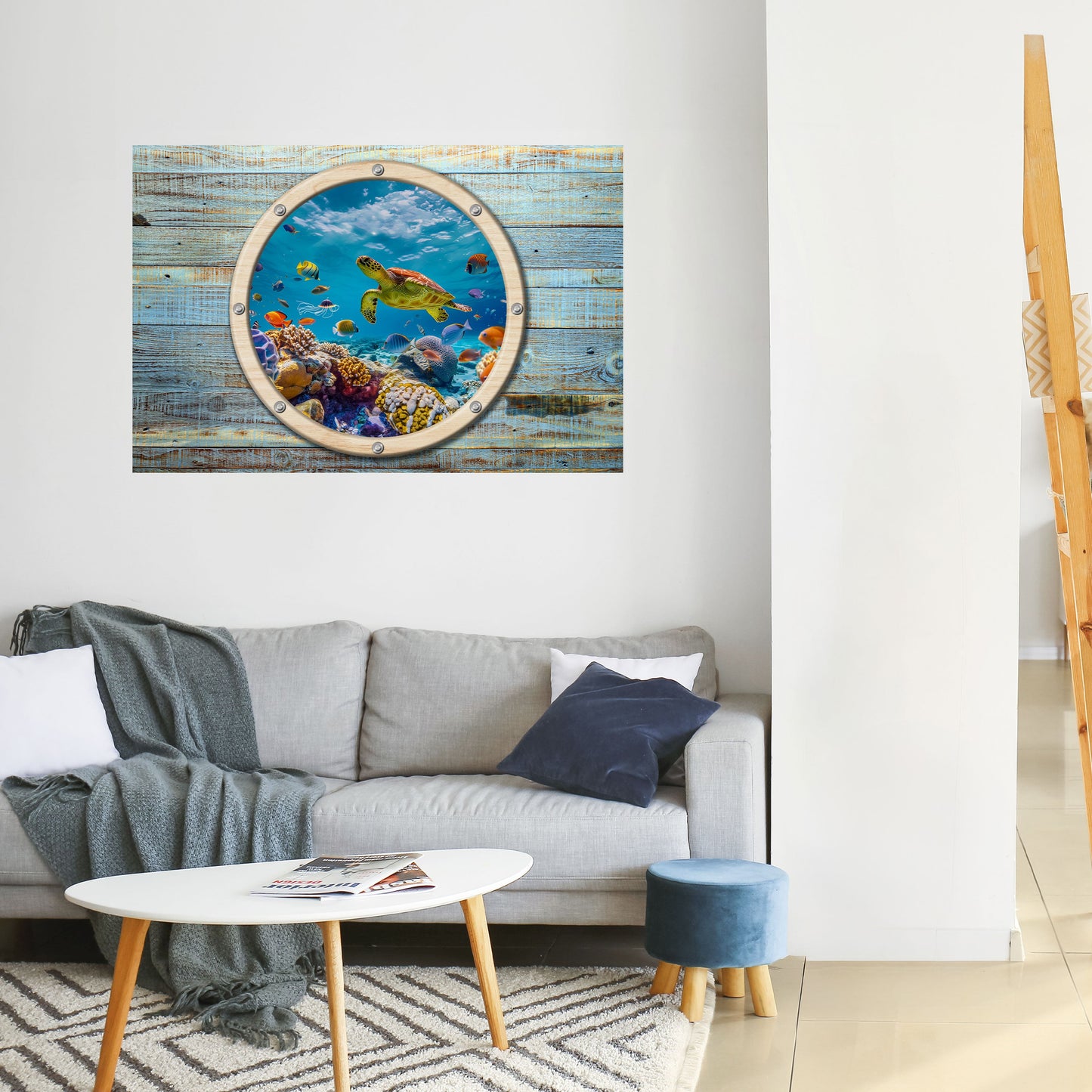 Poster orizzontale staccabile e attaccabile AQUA ADVENTURE