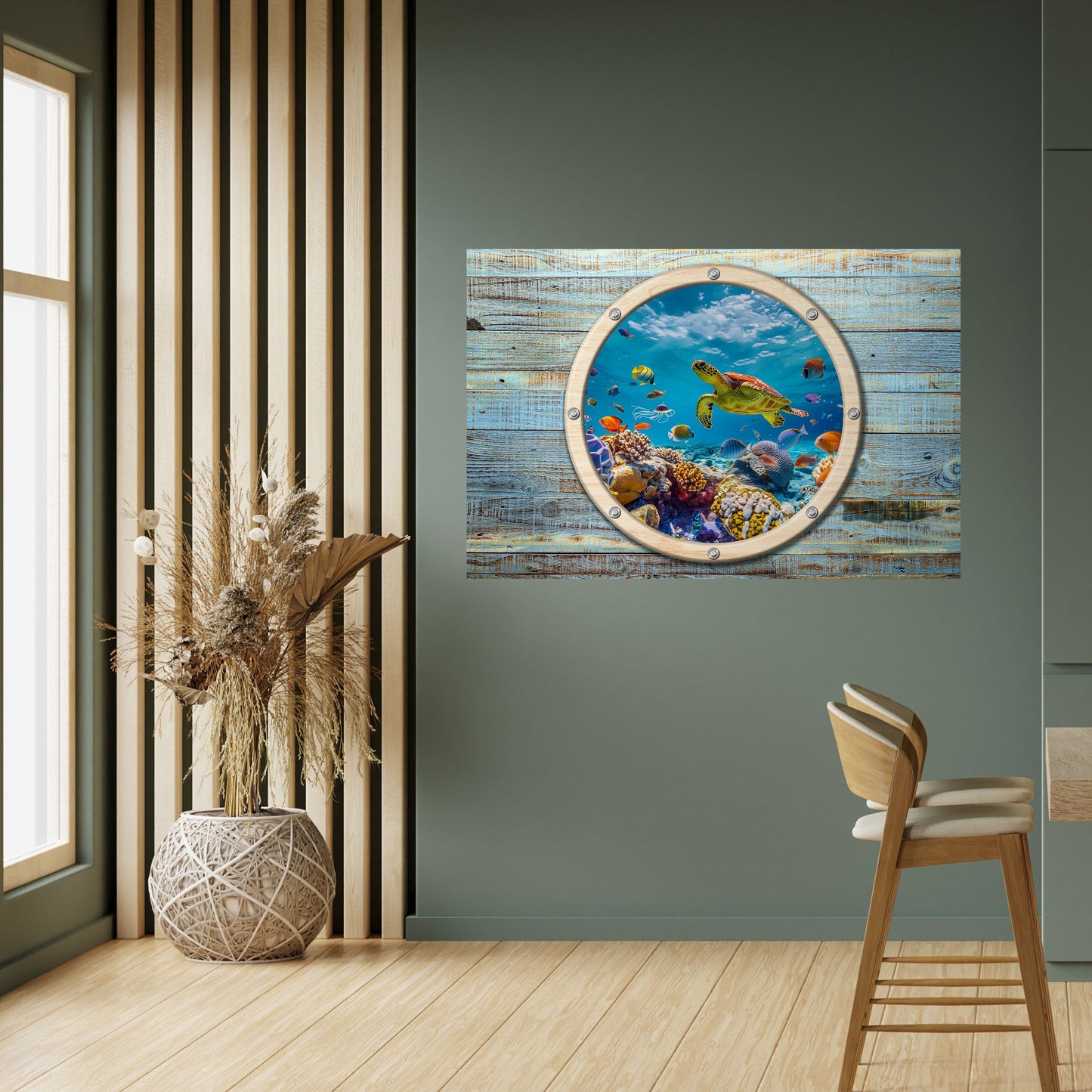 Poster orizzontale staccabile e attaccabile AQUA ADVENTURE