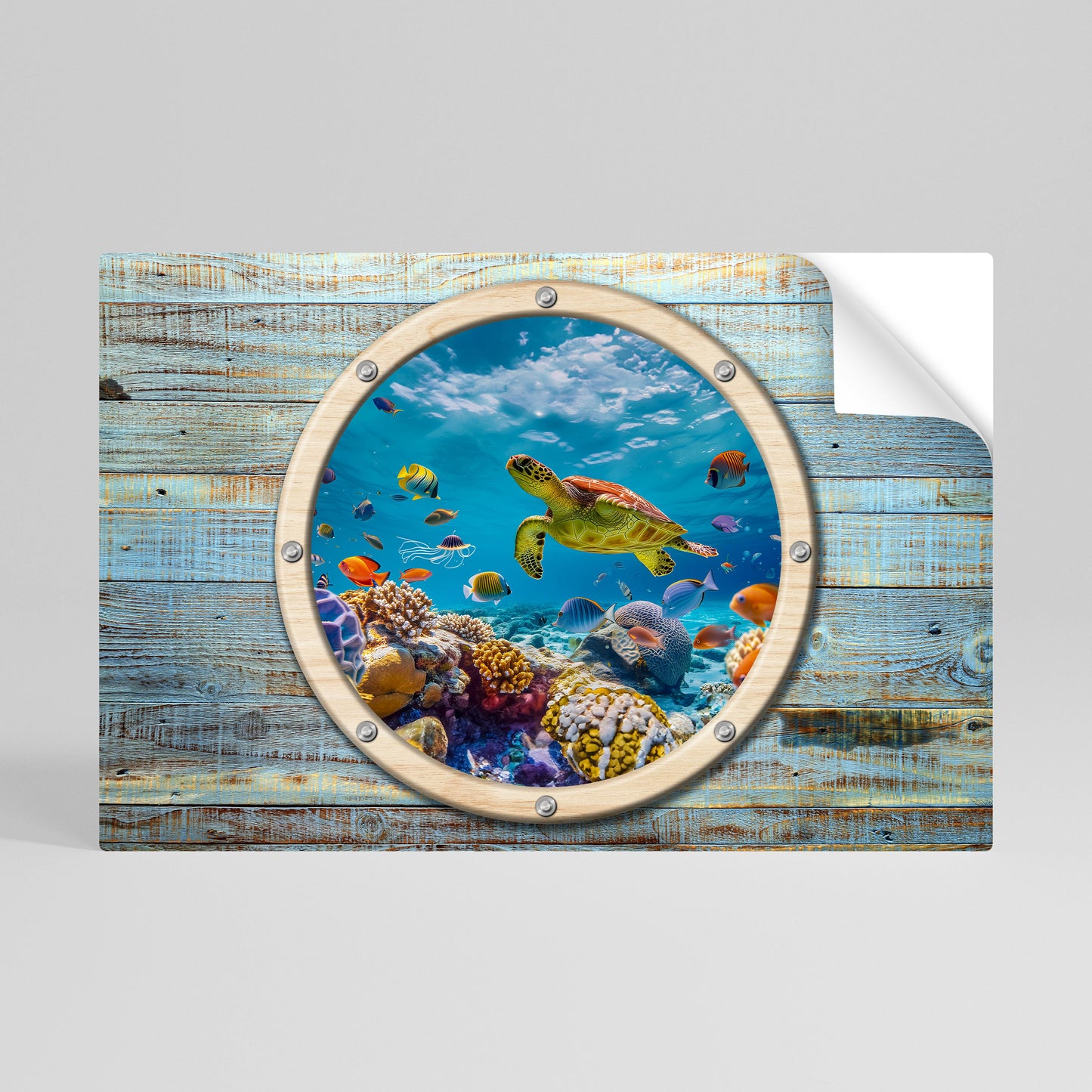 Poster orizzontale staccabile e attaccabile AQUA ADVENTURE