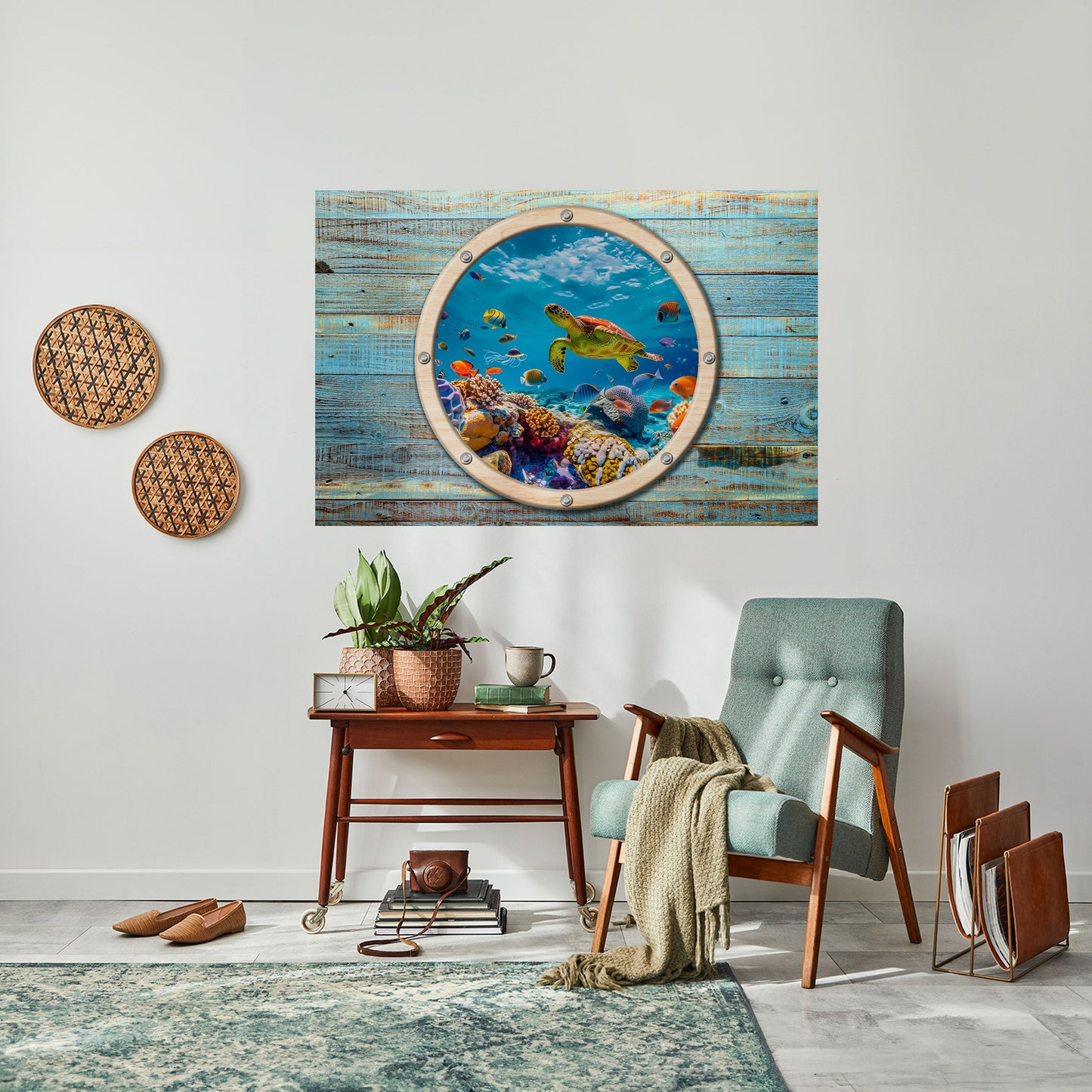 Poster orizzontale staccabile e attaccabile AQUA ADVENTURE