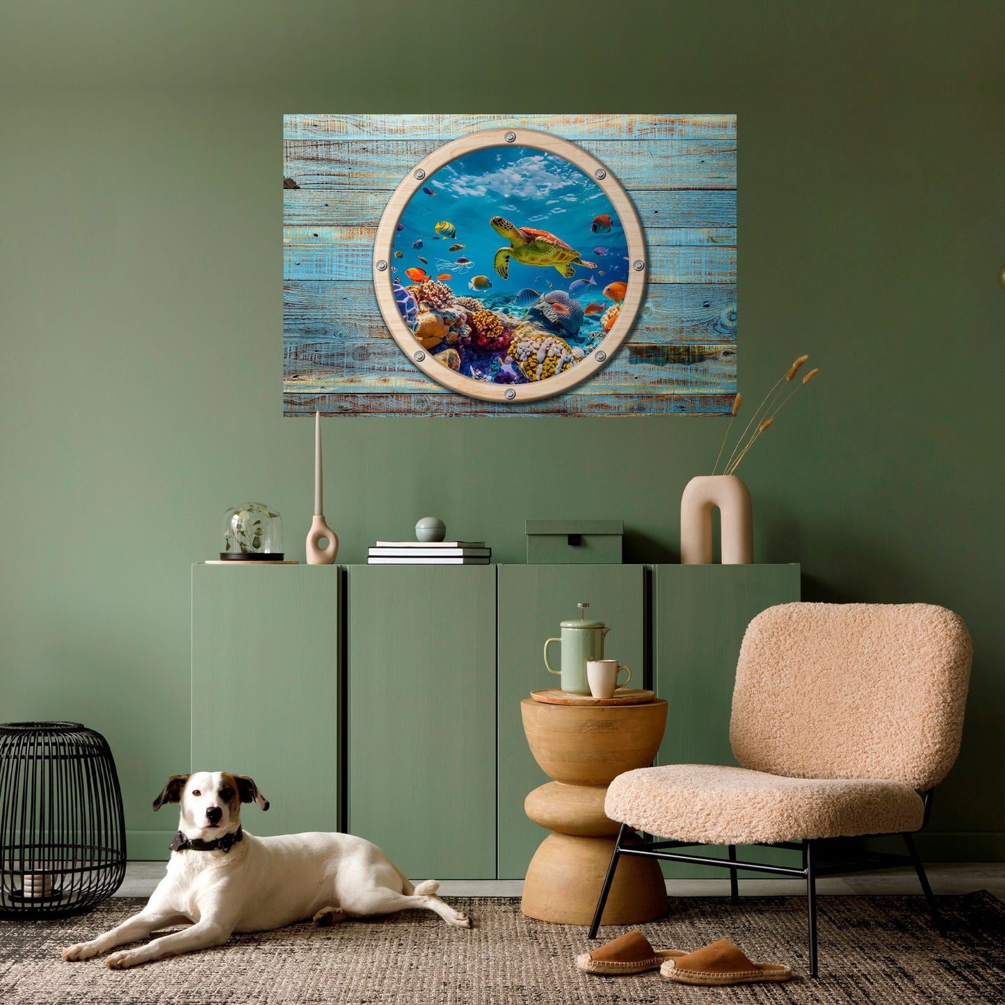 Poster orizzontale staccabile e attaccabile AQUA ADVENTURE