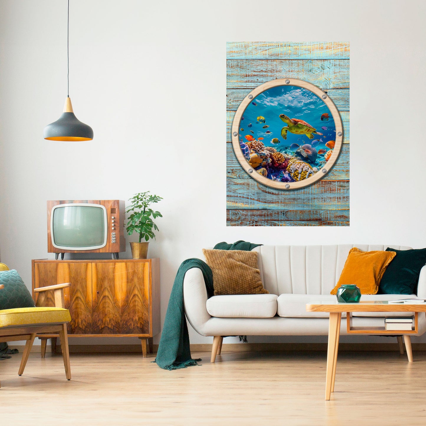 Poster verticale staccabile e attaccabile AQUA ADVENTURE