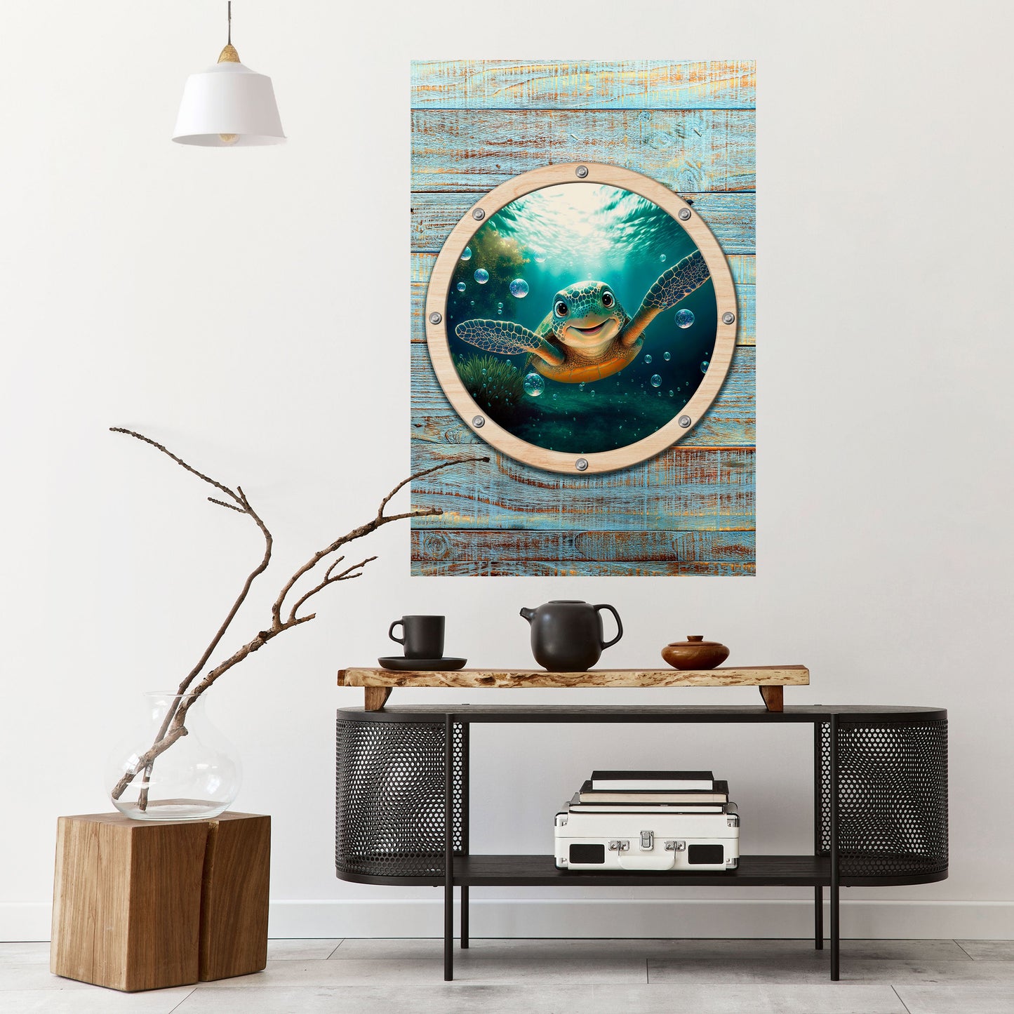 Poster verticale staccabile e attaccabile SEASIDE JOY