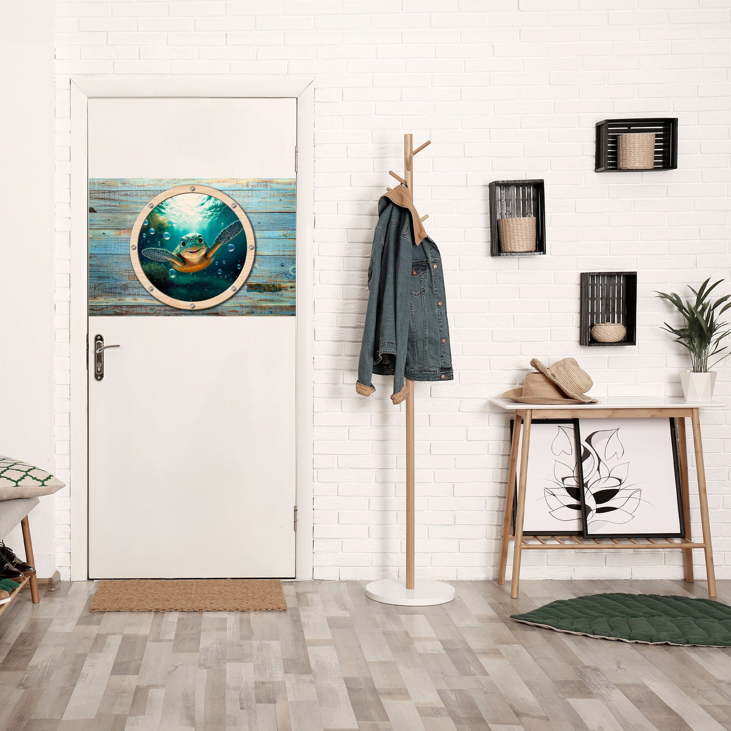 Poster orizzontale staccabile e attaccabile SEASIDE JOY